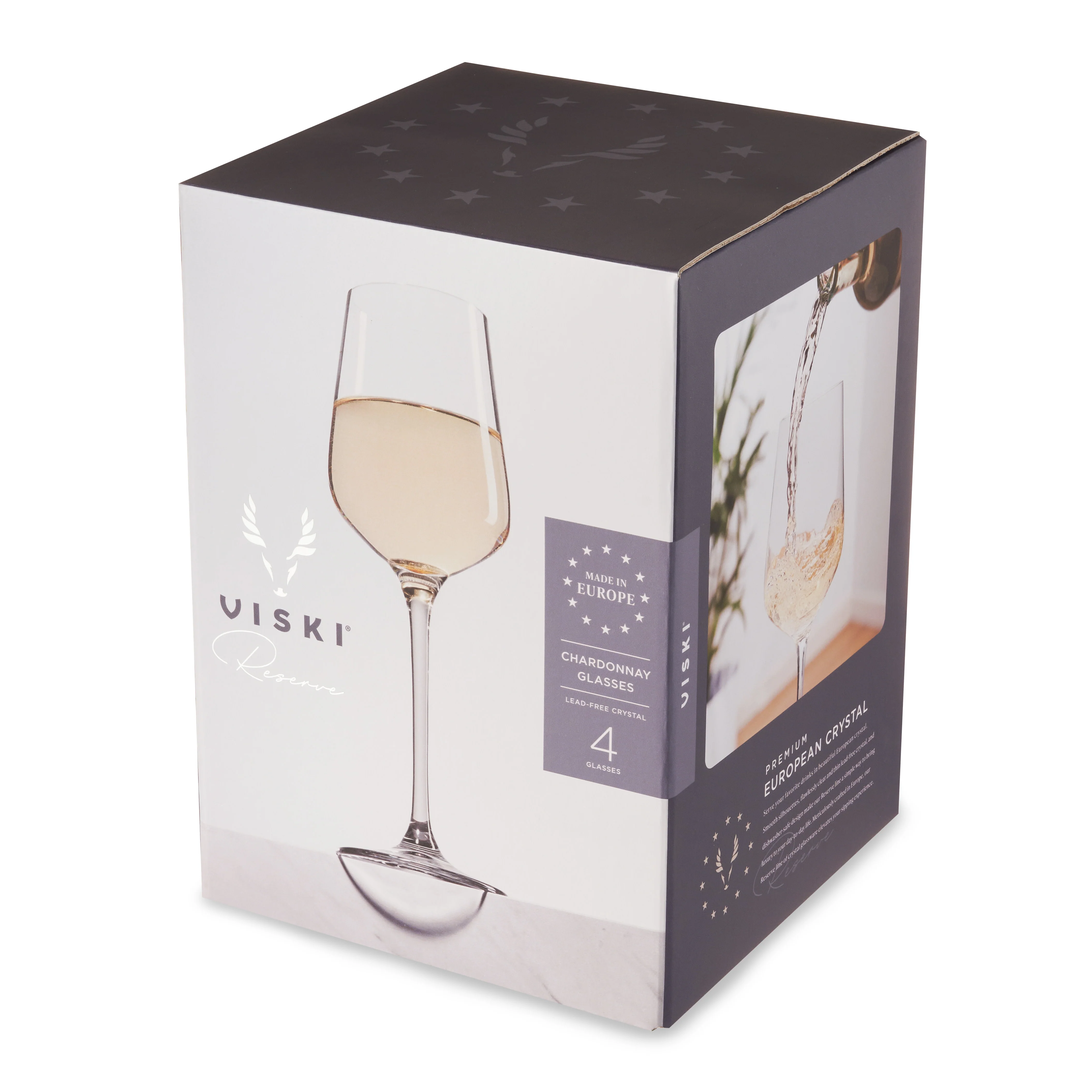 Reserve Inez Crystal Chardonnay Glasses Set of 4 - Image 7