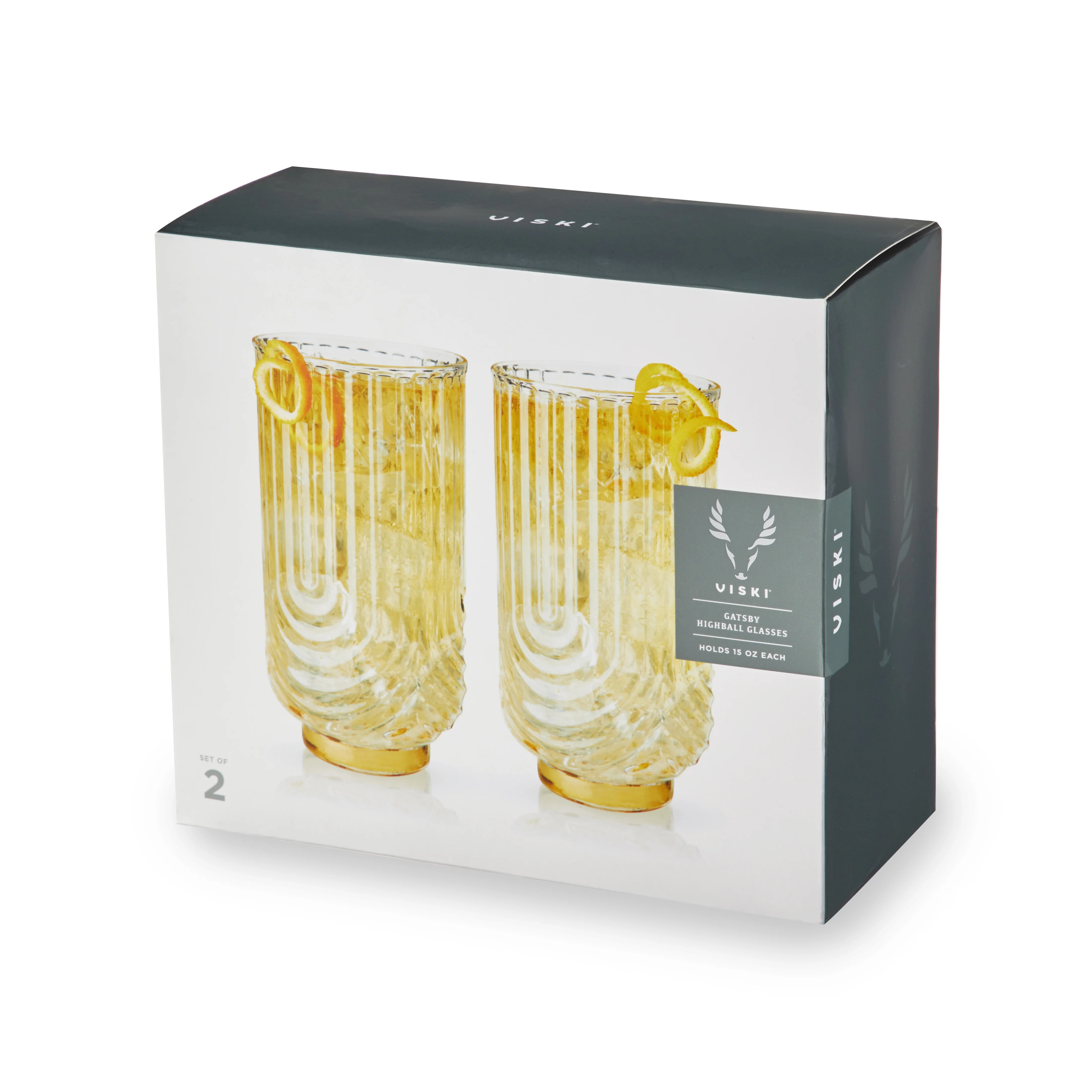 Gatsby Highball Glasses Set of 2 - Image 7