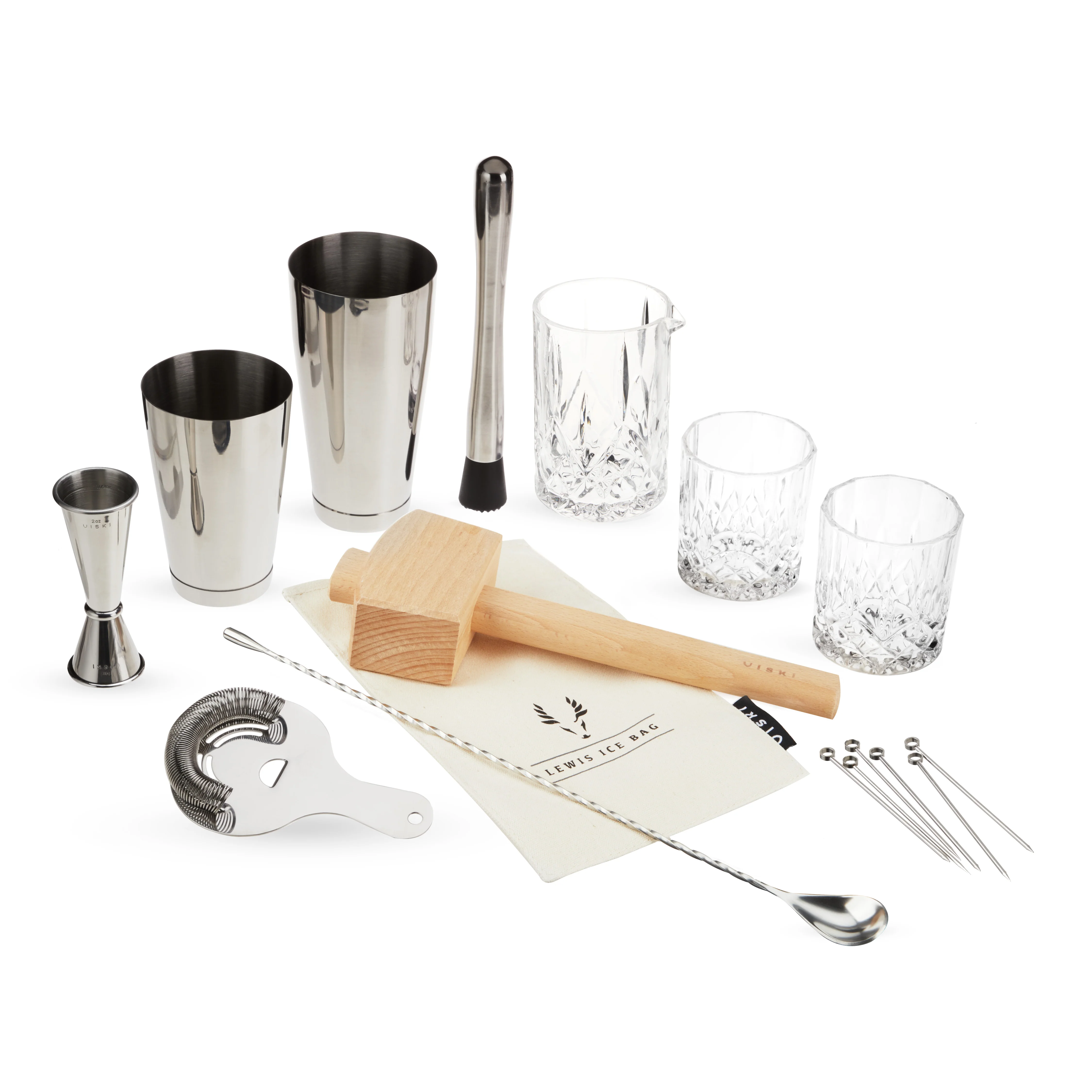 17-Piece Stainless Steel Barware Set - Image 4