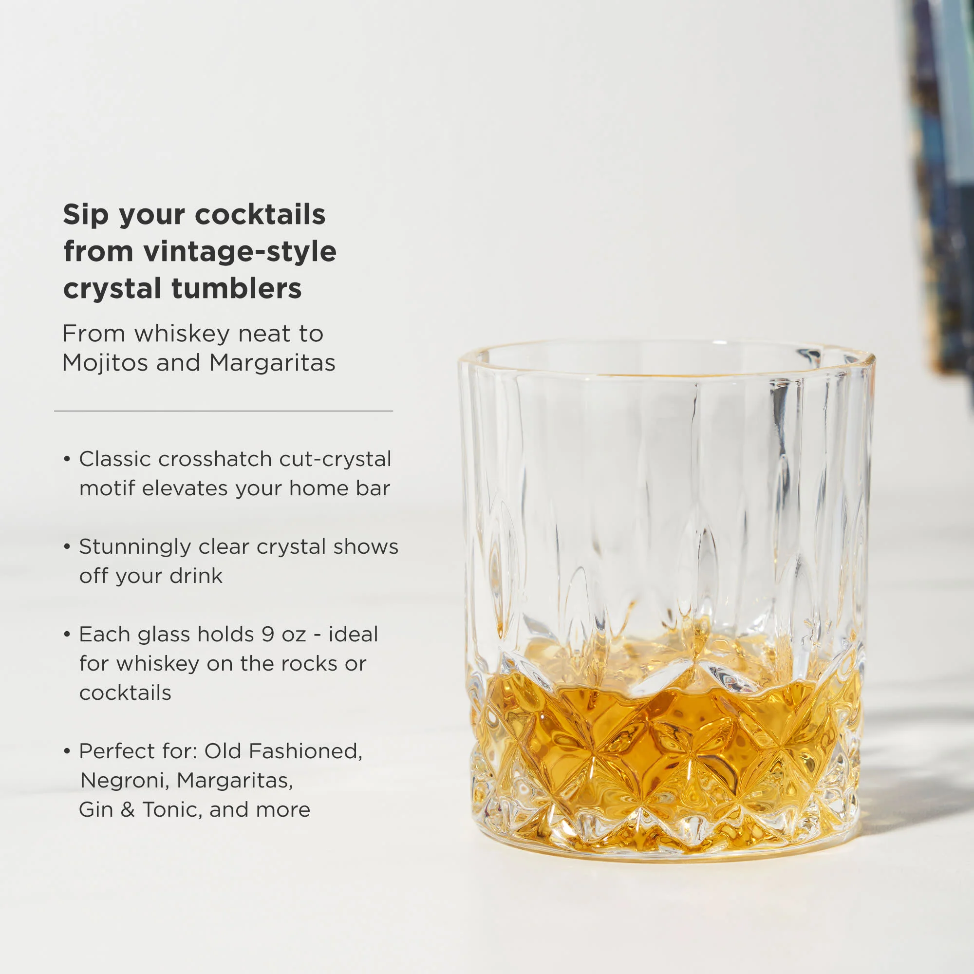 8-Piece Ice Sphere Mold and Crystal Rocks Glass Gift Set - Image 5