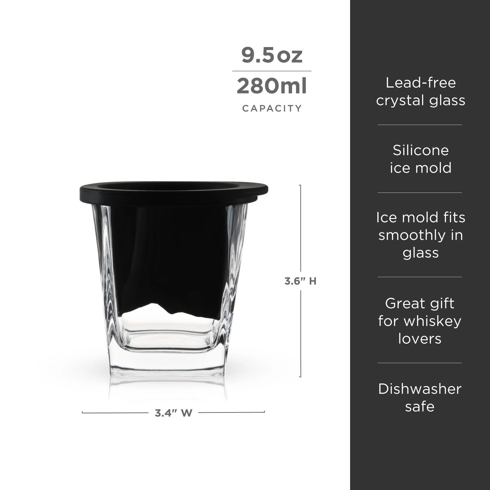 Mountain Ice Mold with Glass Set - Image 5
