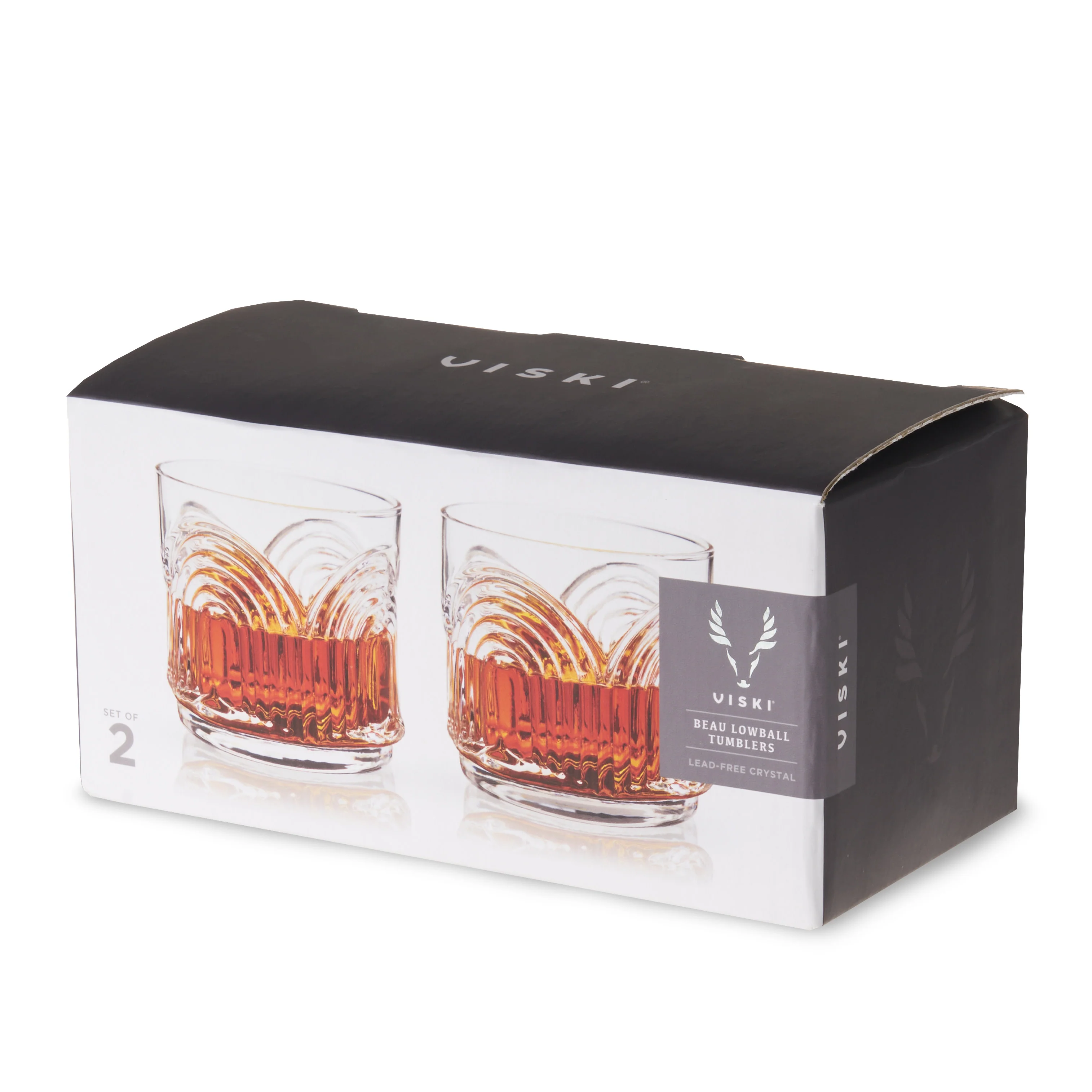 Beau Crystal Lowball Tumblers, Set of 2 - Image 7