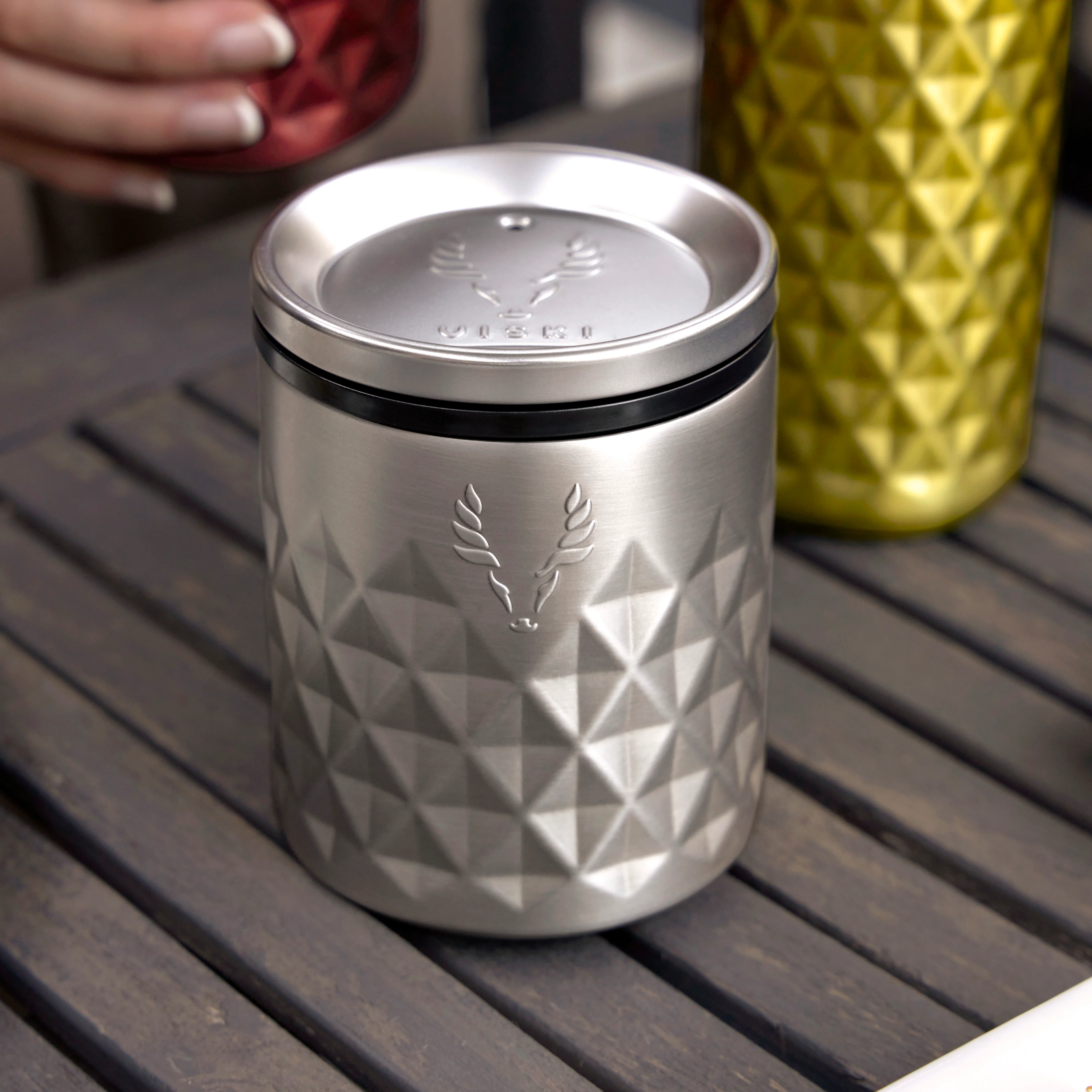 Paragon Stainless Steel Rocks Tumbler in Platinum - Image 2
