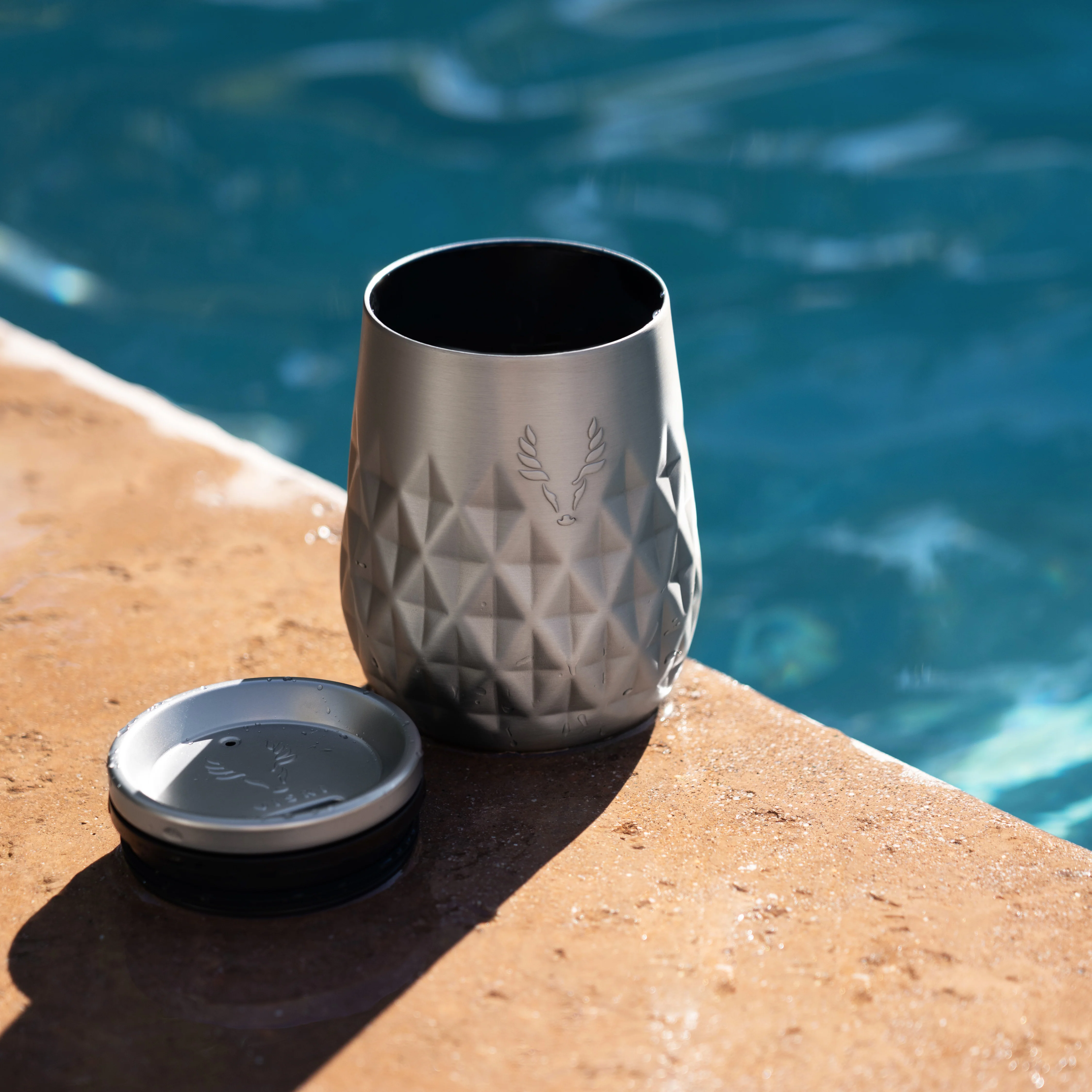 Paragon Stainless Steel Wine Tumbler in Platinum - Image 3