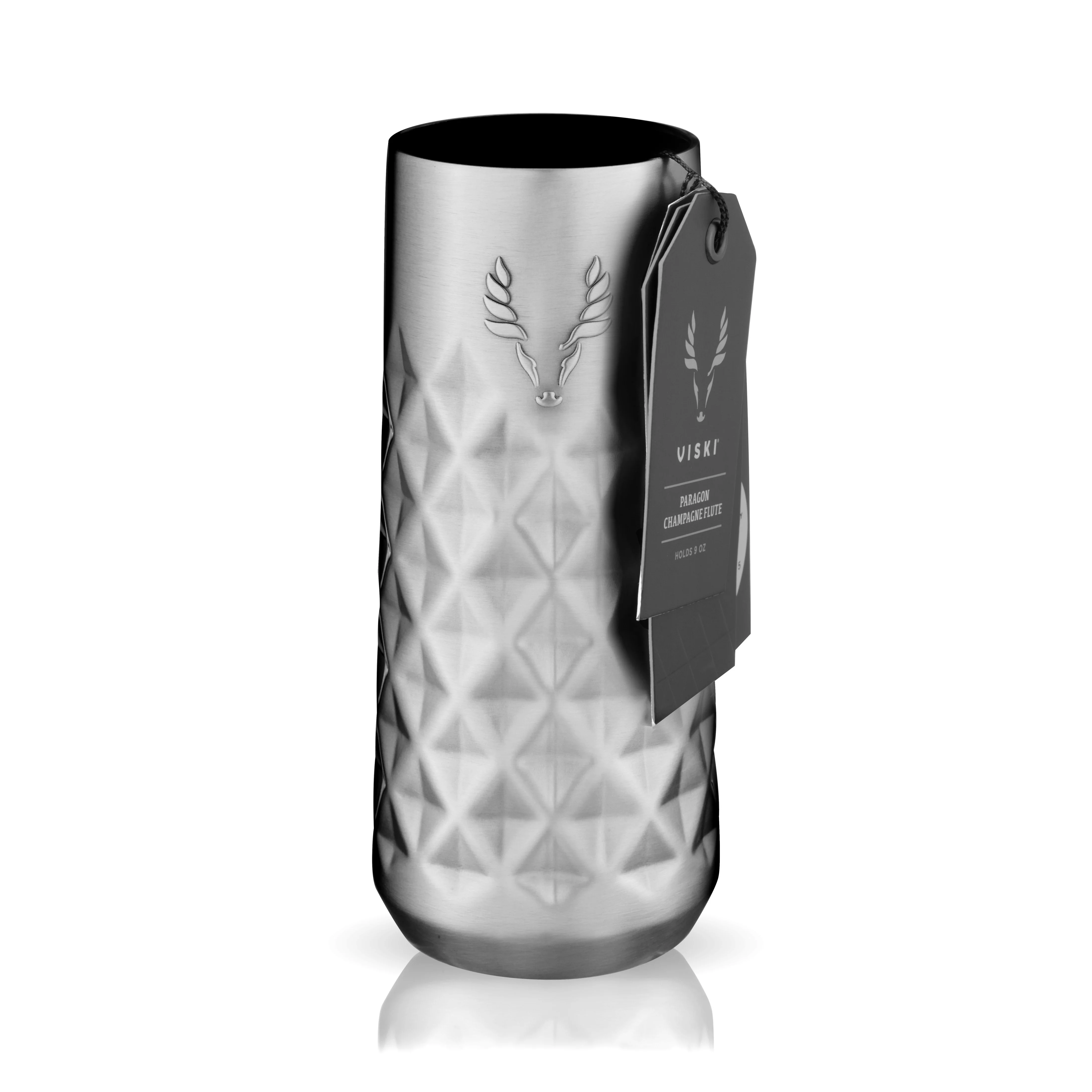 Paragon Stainless Steel Champagne Flute in Platinum - Image 8