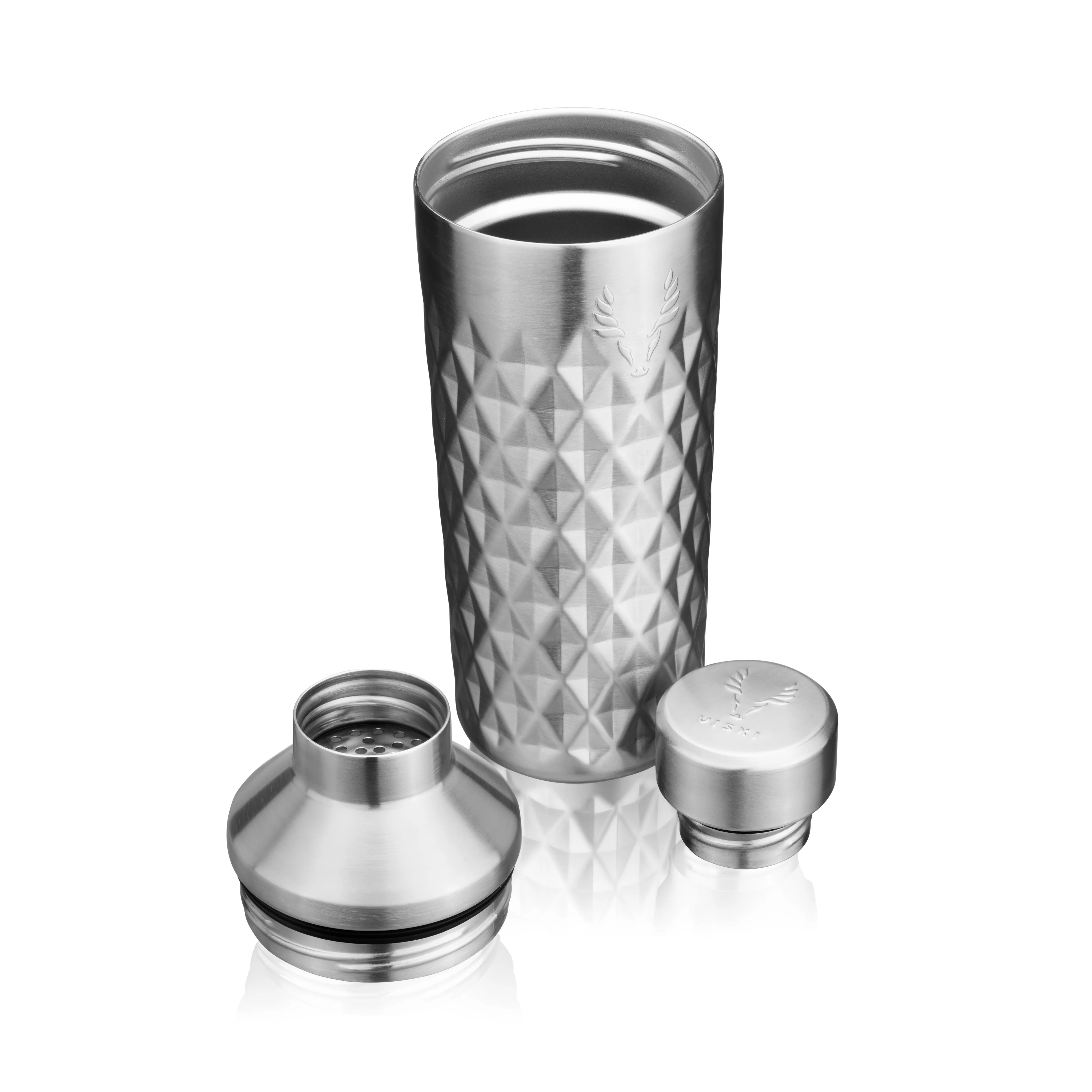 Paragon Stainless Steel Cocktail Shaker in Platinum - Image 4
