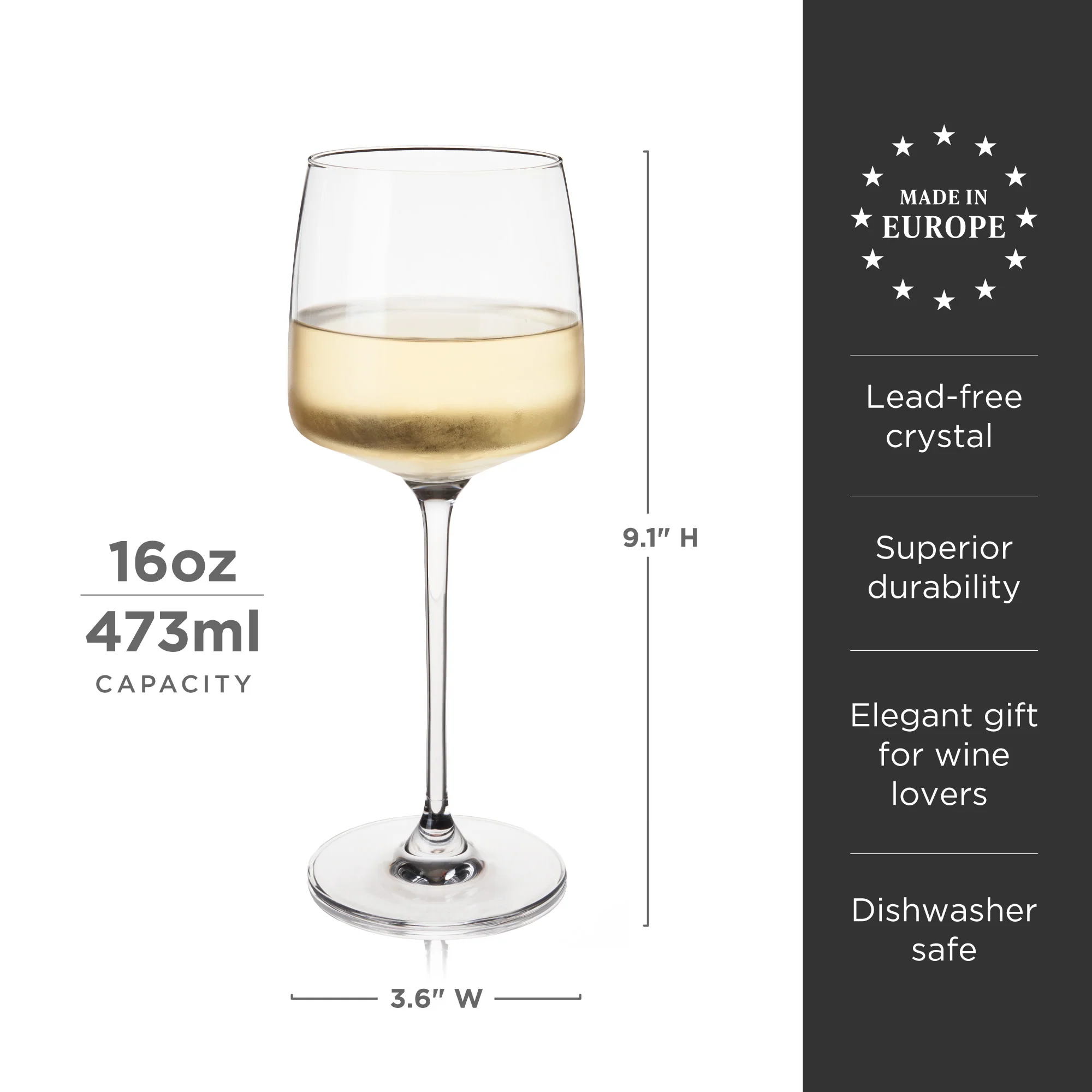Reserve Julien Crystal Chardonnay Glasses Set of 4 - Image 6