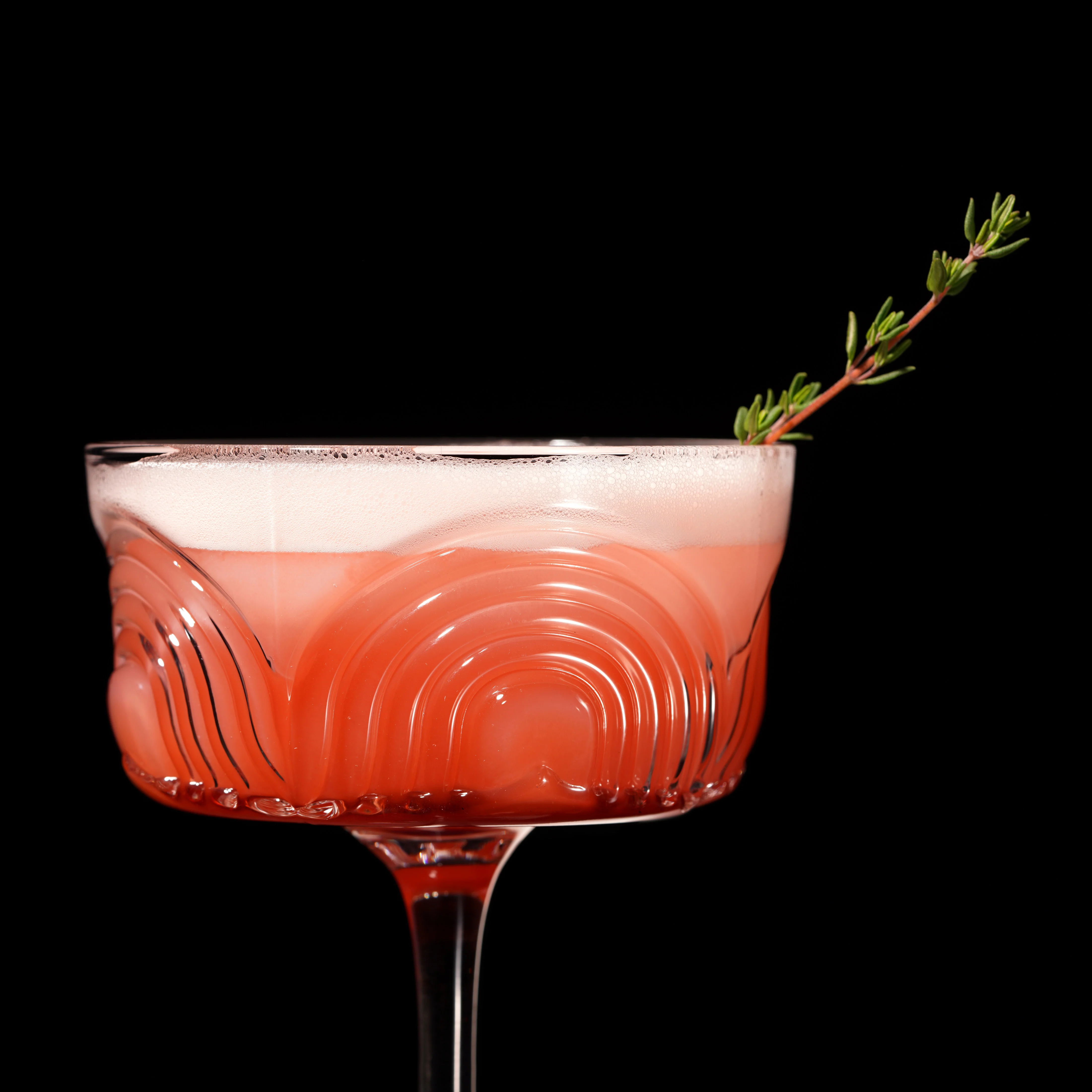 Beau Crystal Cocktail Coupes, Set of 2 - Image 3