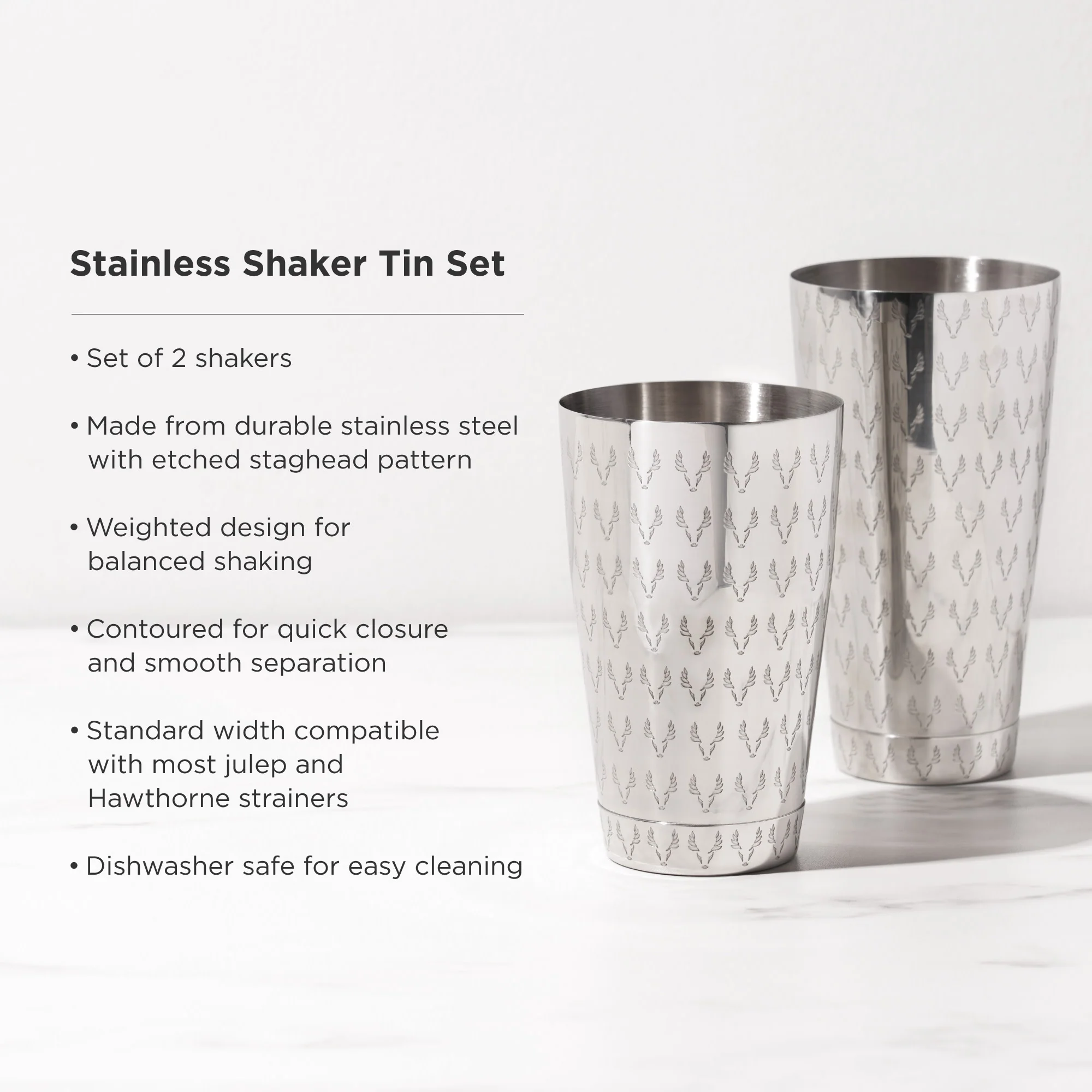 Harrison Staghead Shaker Tin Set - Image 5