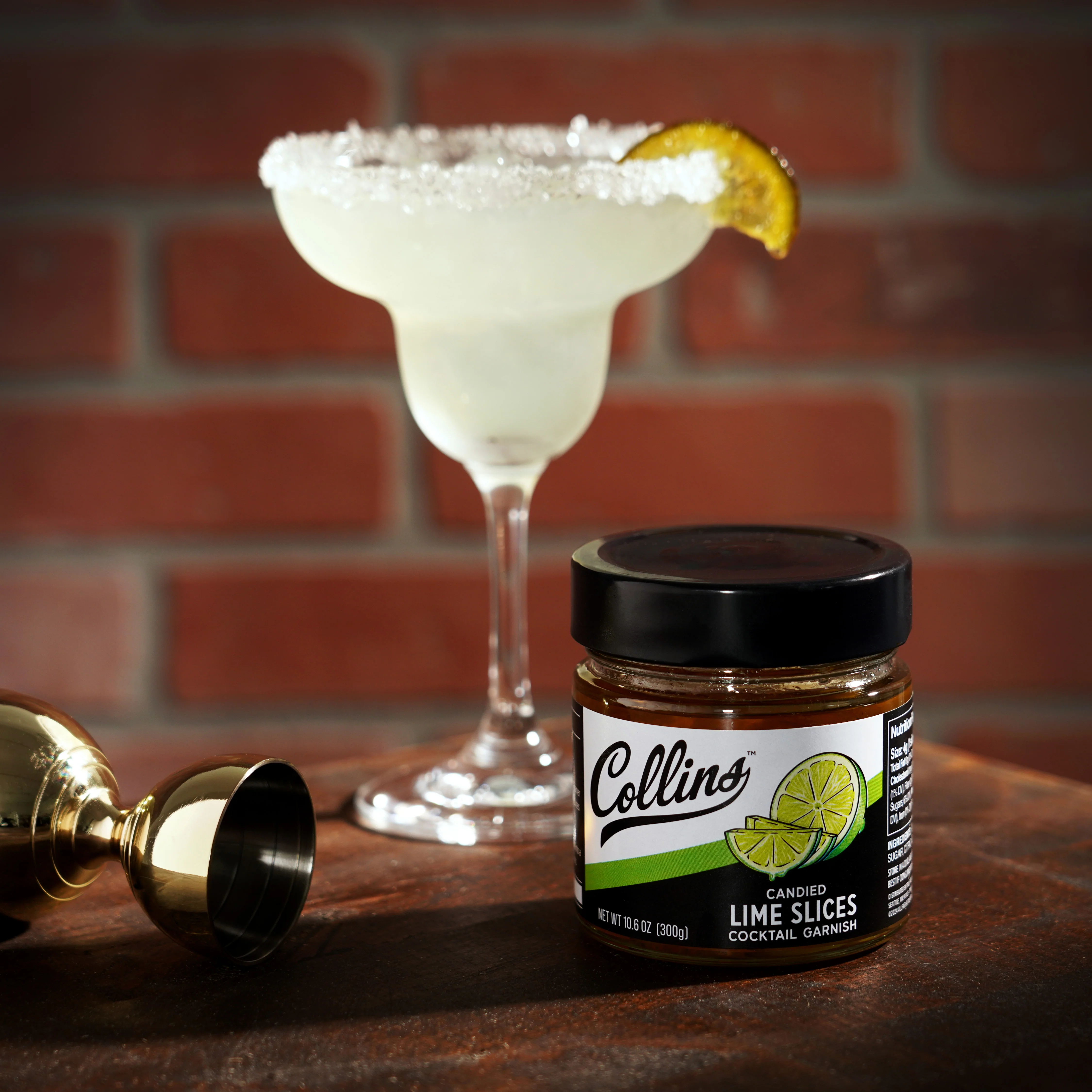Collins Candied Lime Slices in Syrup 10.6 oz - Image 2