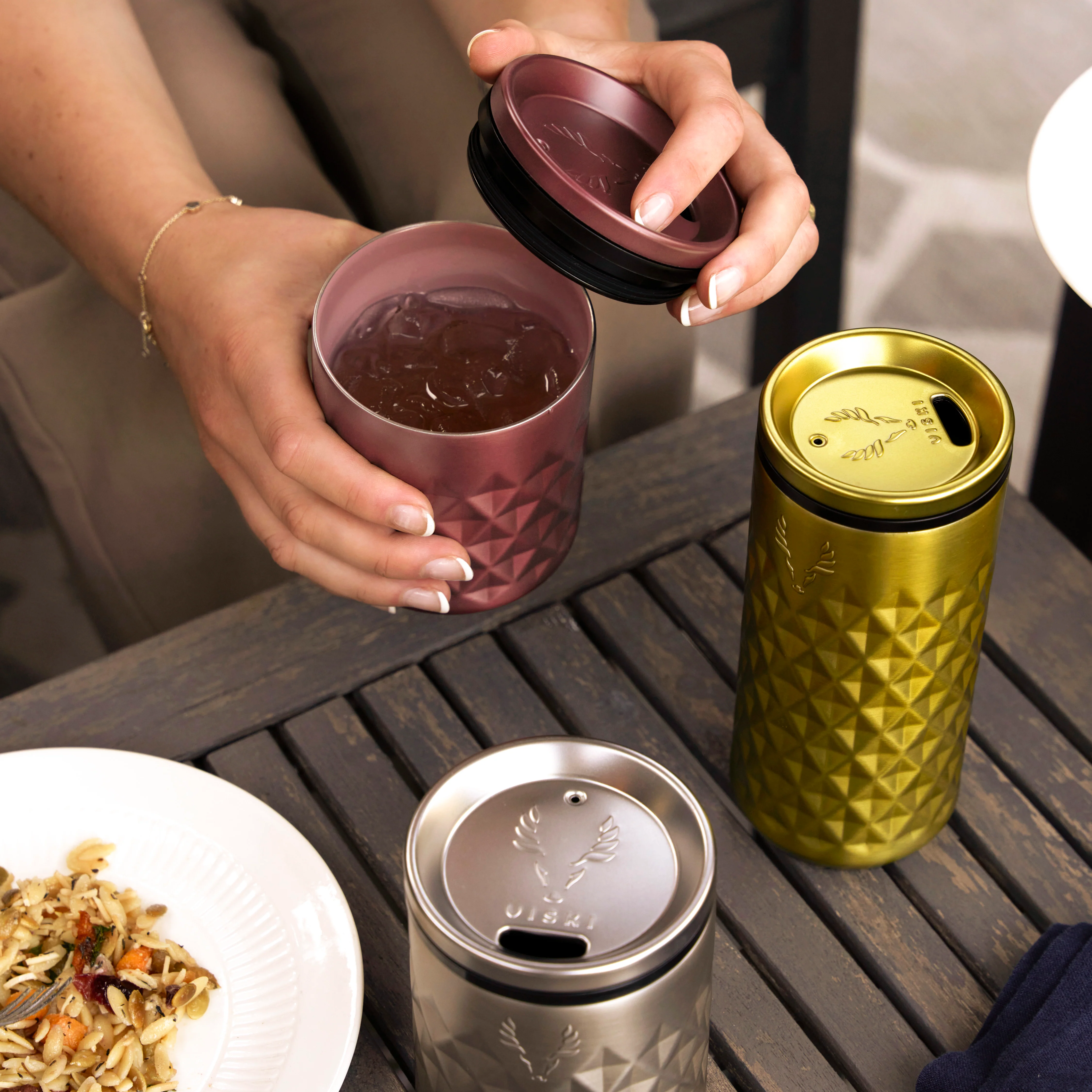 Paragon Stainless Steel Highball Tumbler in Gold - Image 2