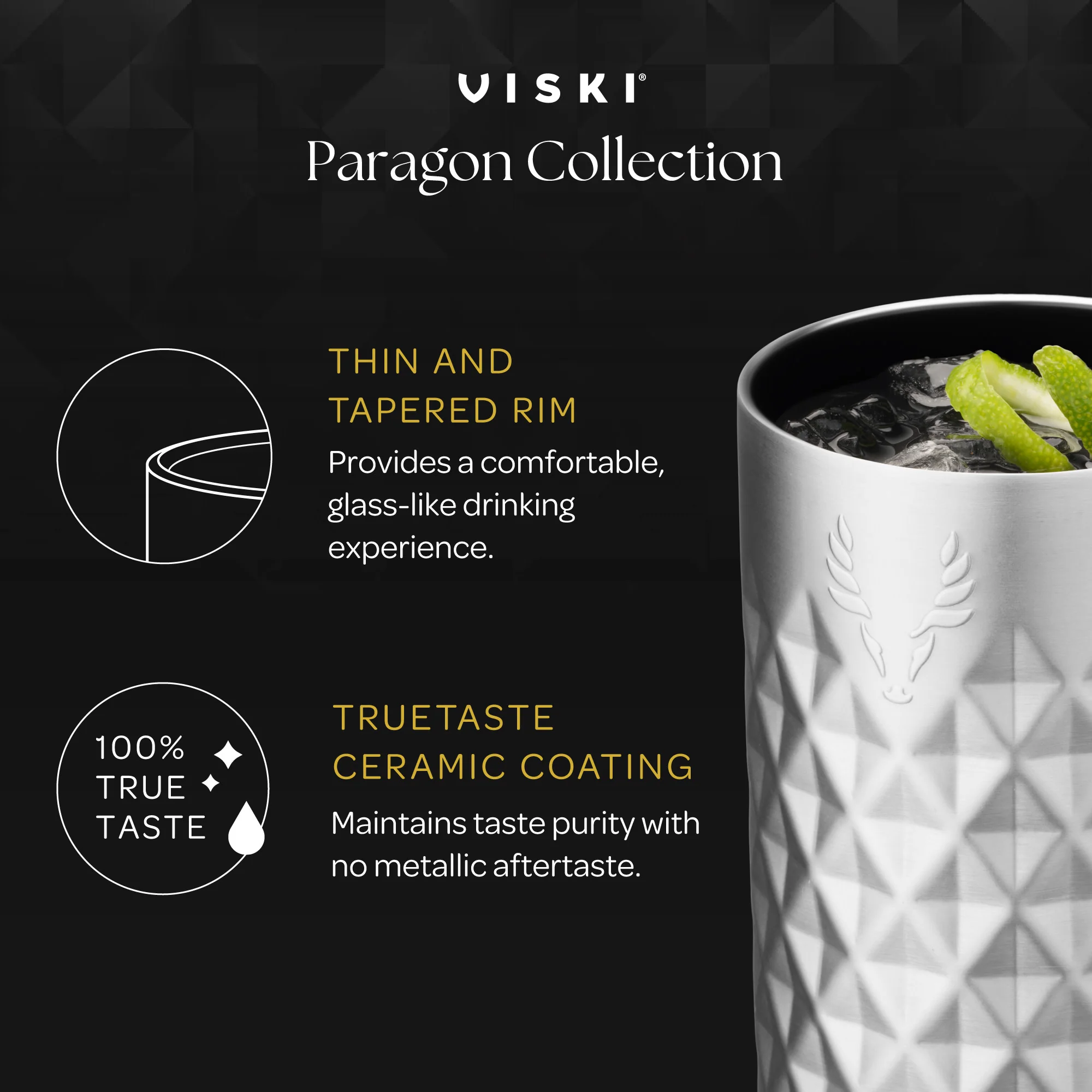 Paragon Stainless Steel Highball Tumbler in Electric Blue - Image 5