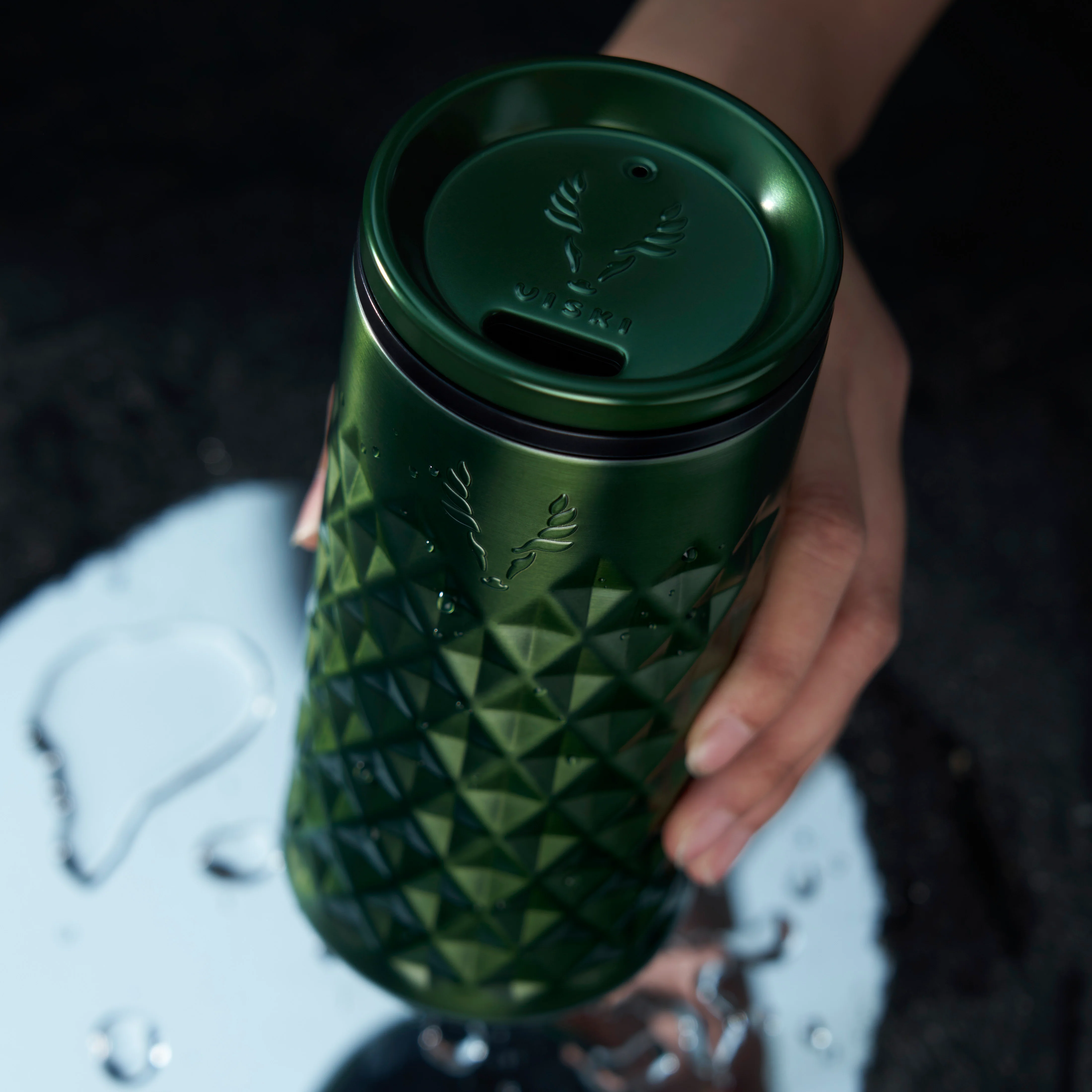 Paragon Stainless Steel Highball Tumbler in Satin Green - Image 3