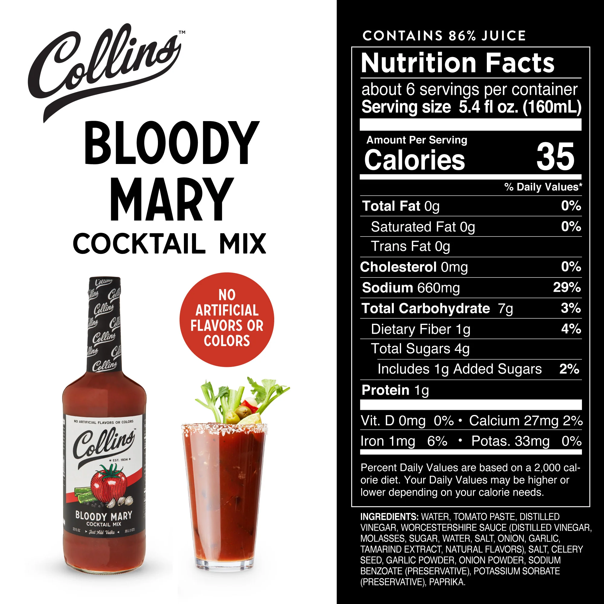 Classic Bloody Mary Cocktail Mix 32 oz - Image 5