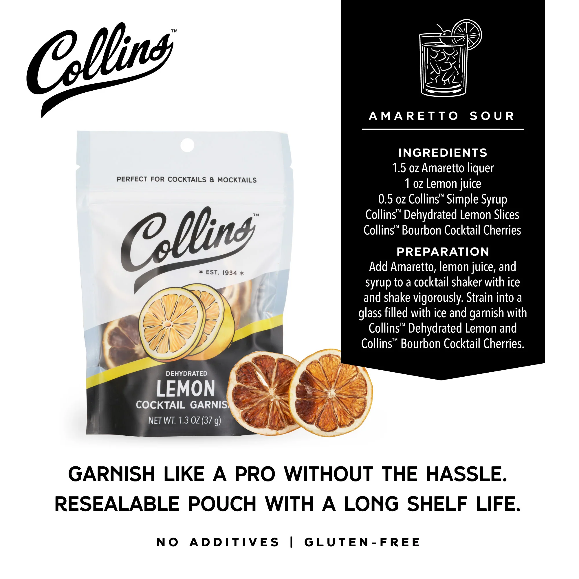 Dehydrated Lemon Cocktail Garnish, 1.3 oz - Image 4