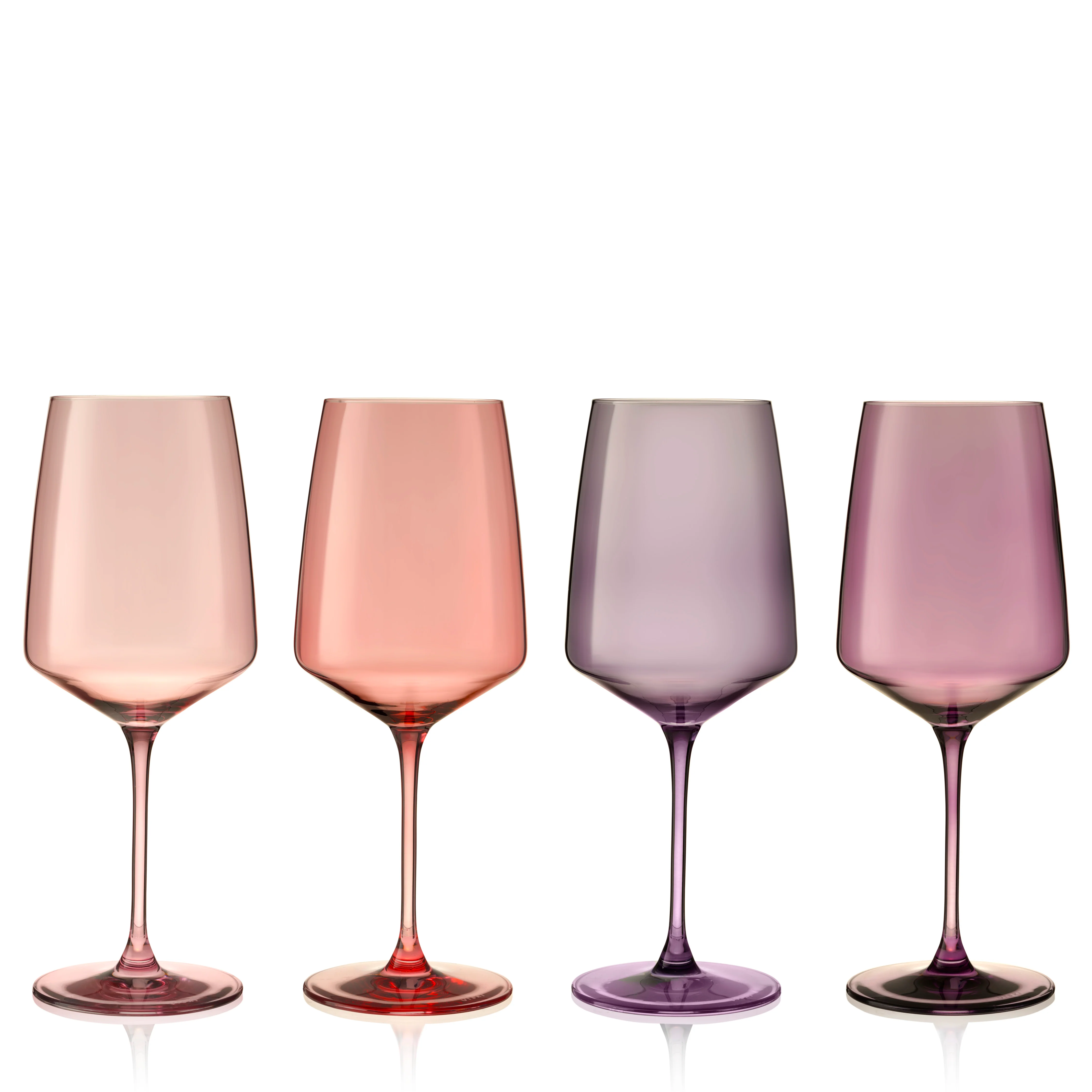 Reserve Nouveau Crystal Wine Glasses in Moonrise, Set of 4 - Image 4