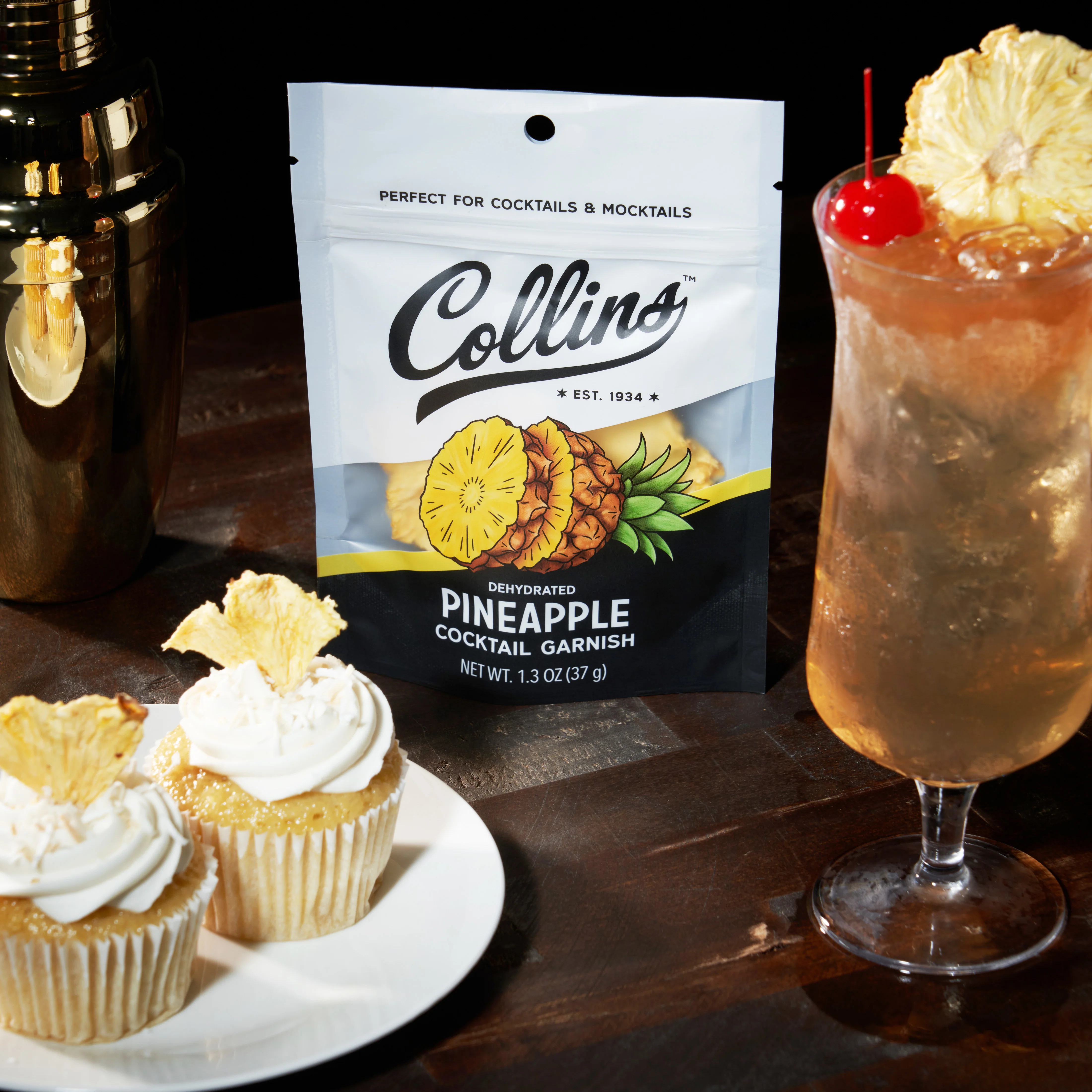 Dehydrated Pineapple Cocktail Garnish, 1.3 oz - Image 2