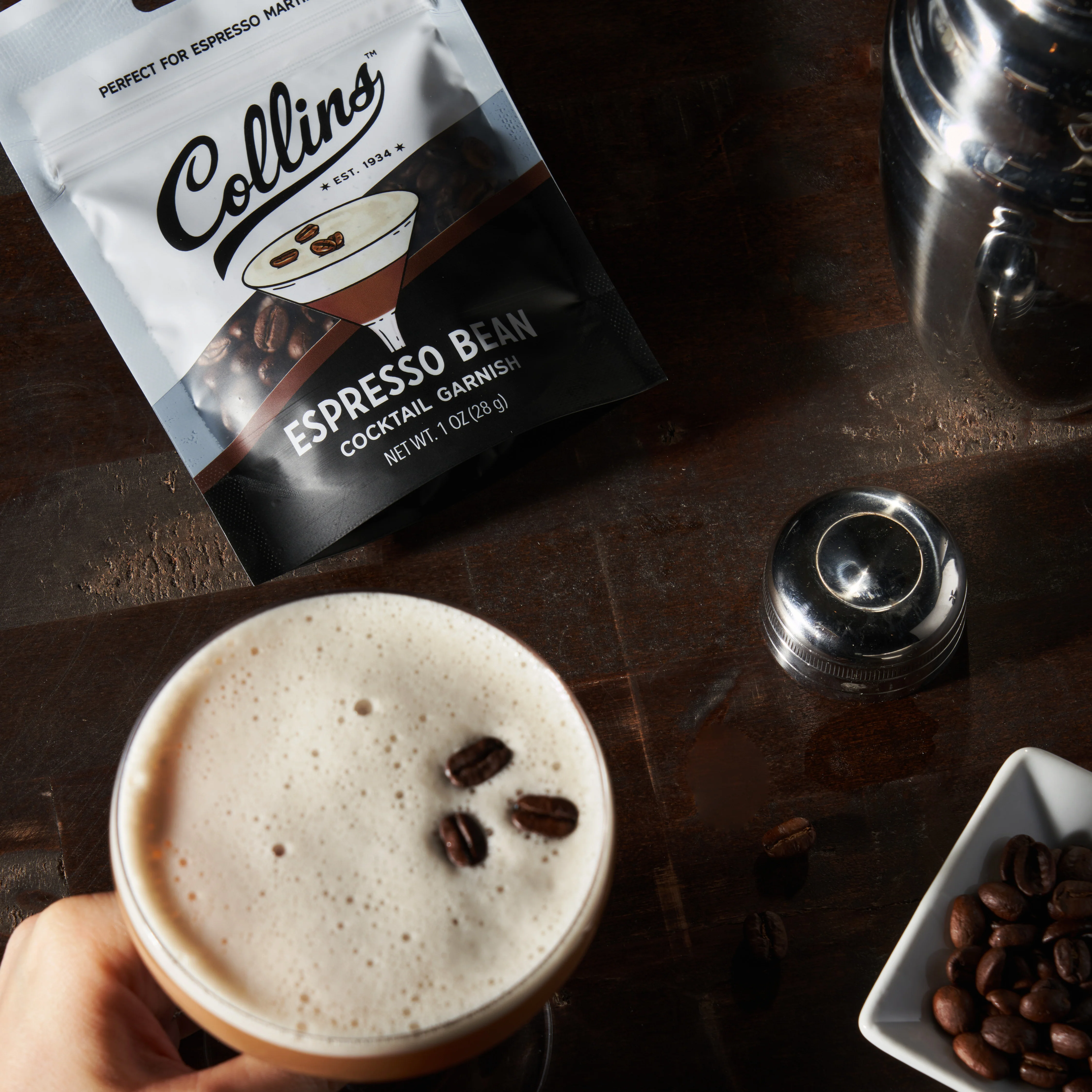 Espresso Bean Cocktail Garnish, 1 oz - Image 2