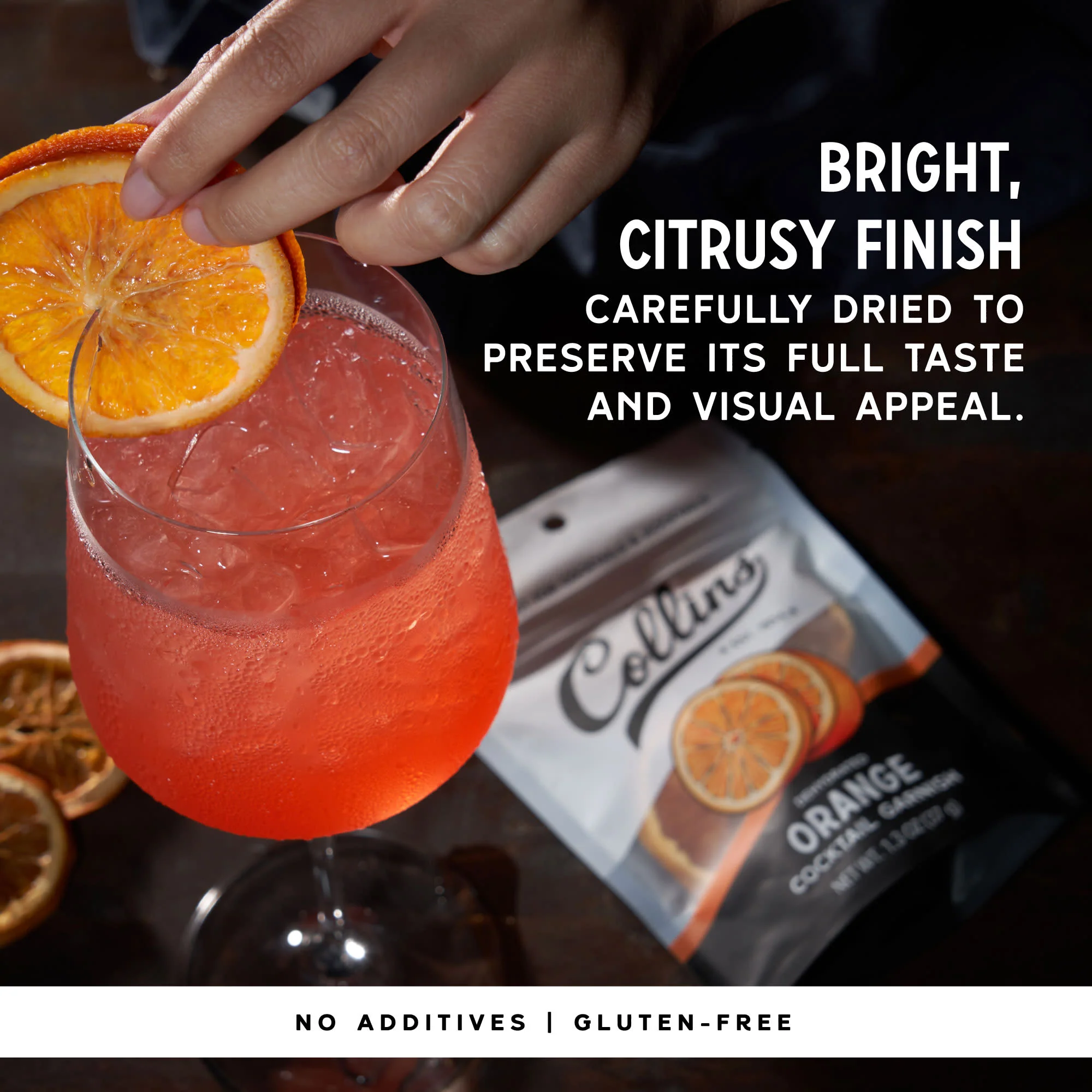 Dehydrated Orange Cocktail Garnish, 1.3 oz - Image 3