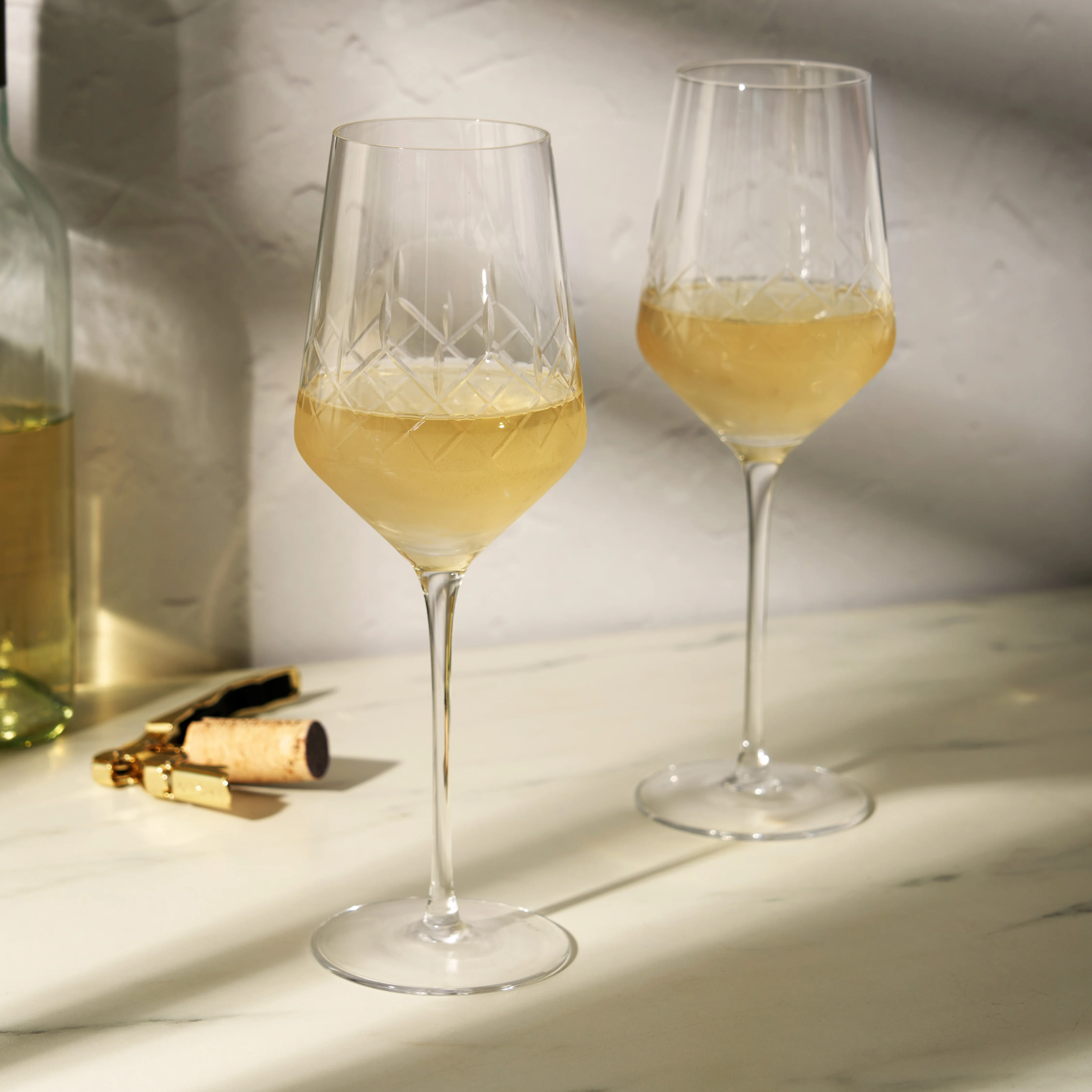 Admiral Crystal Universal Wine Glasses, Set of 2 - Image 2