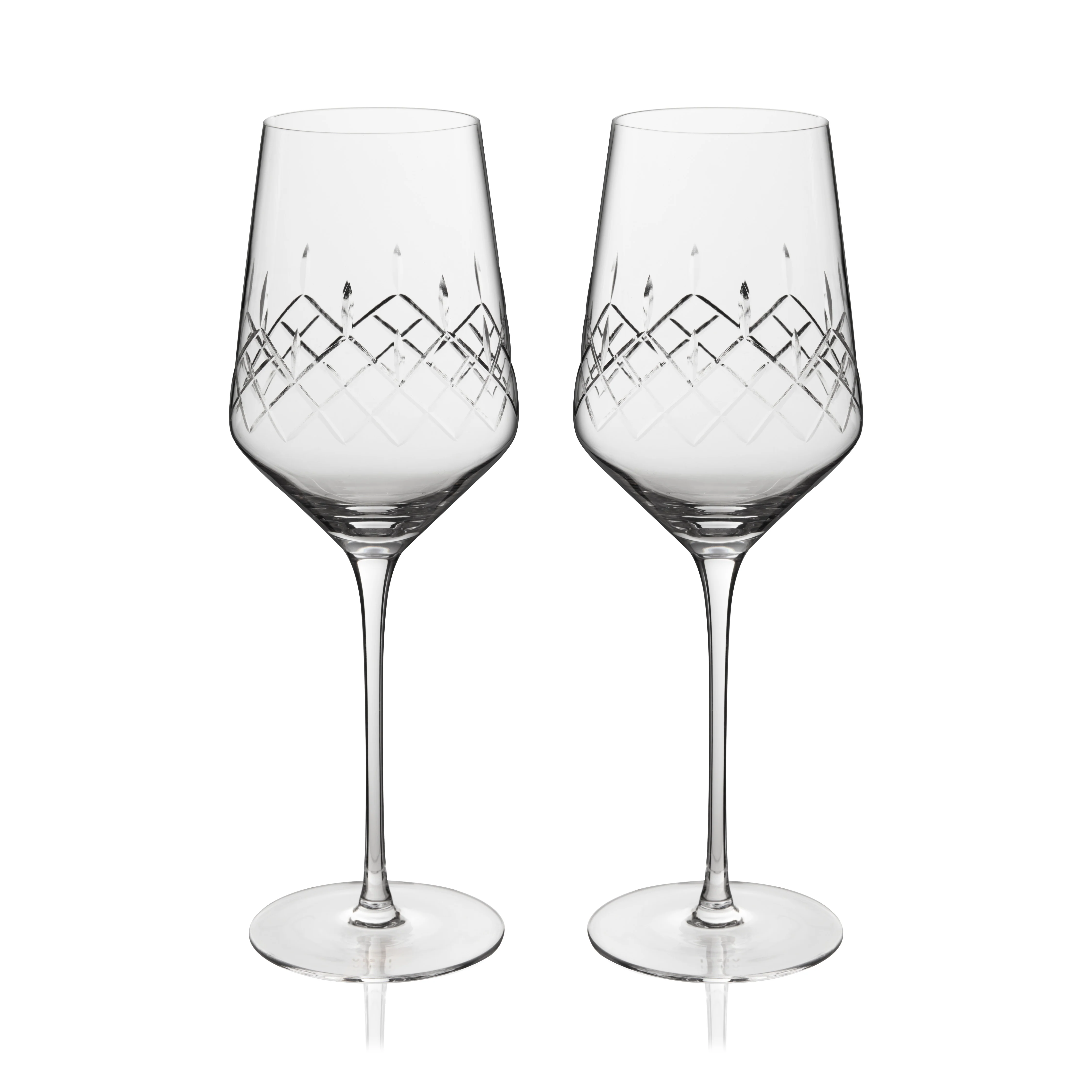 Admiral Crystal Universal Wine Glasses, Set of 2 - Image 4