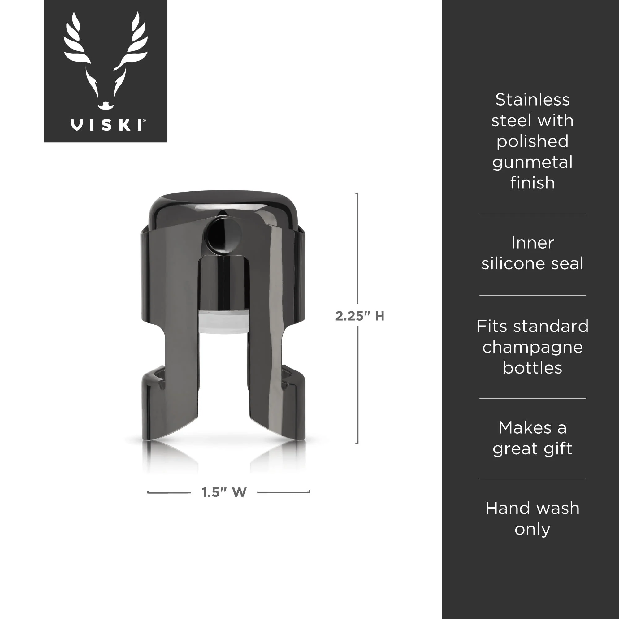 Warren Gunmetal Wine Set - Image 6