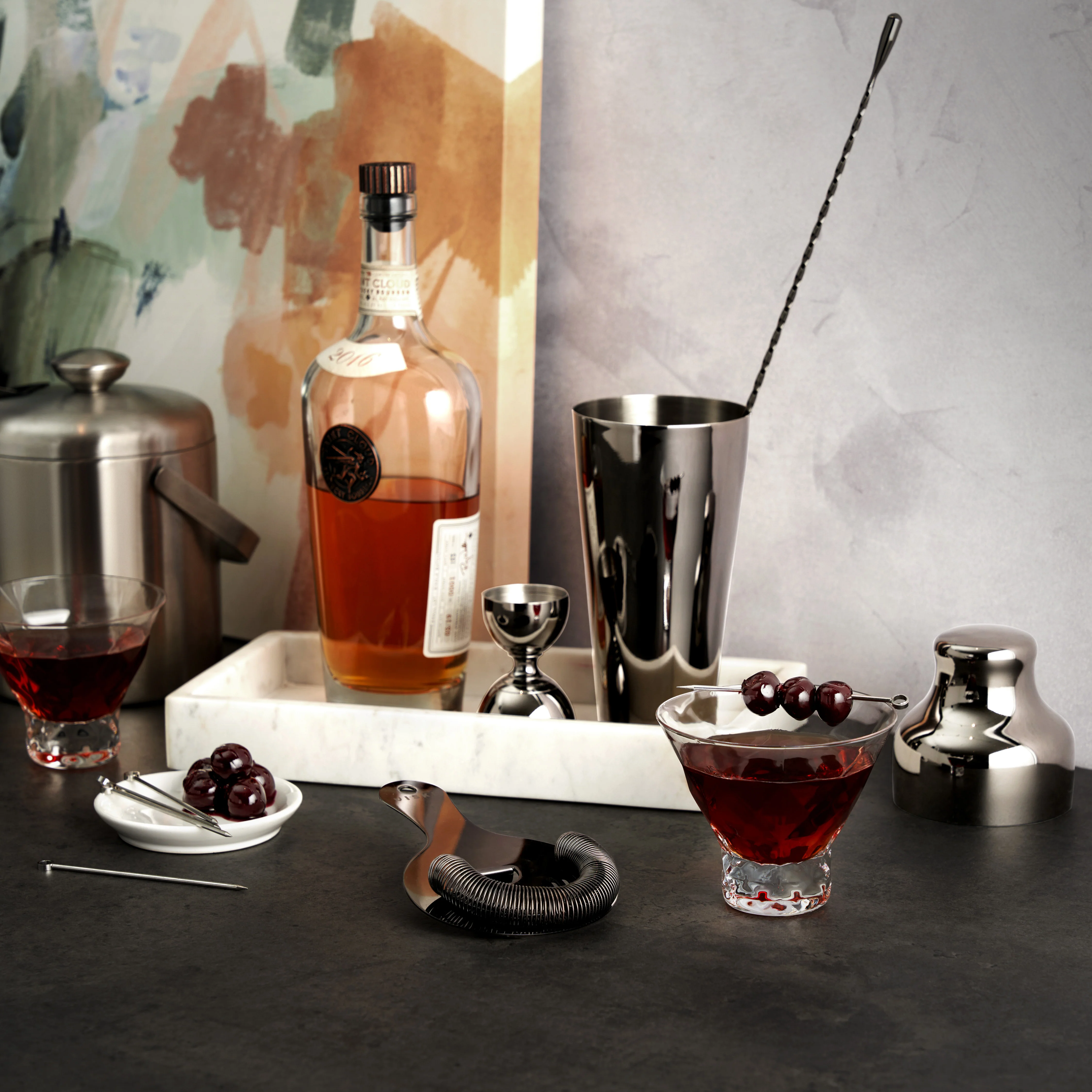 Warren Gunmetal Cocktail Set - Image 2