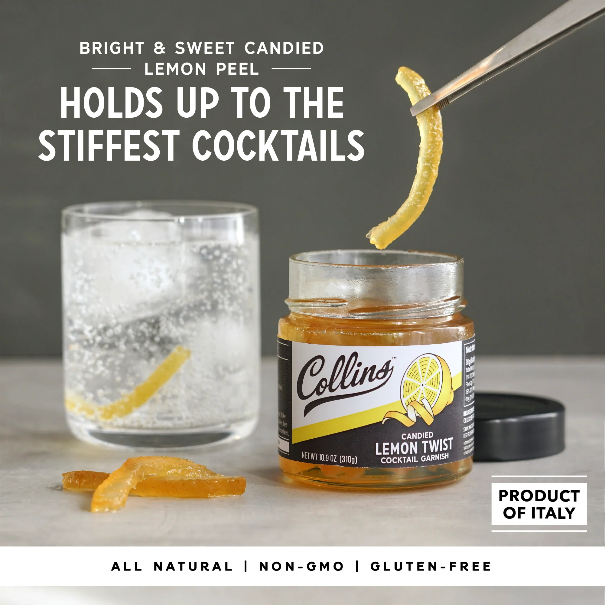 Candied Lemon Twist in Syrup, 10.9 oz - Image 3