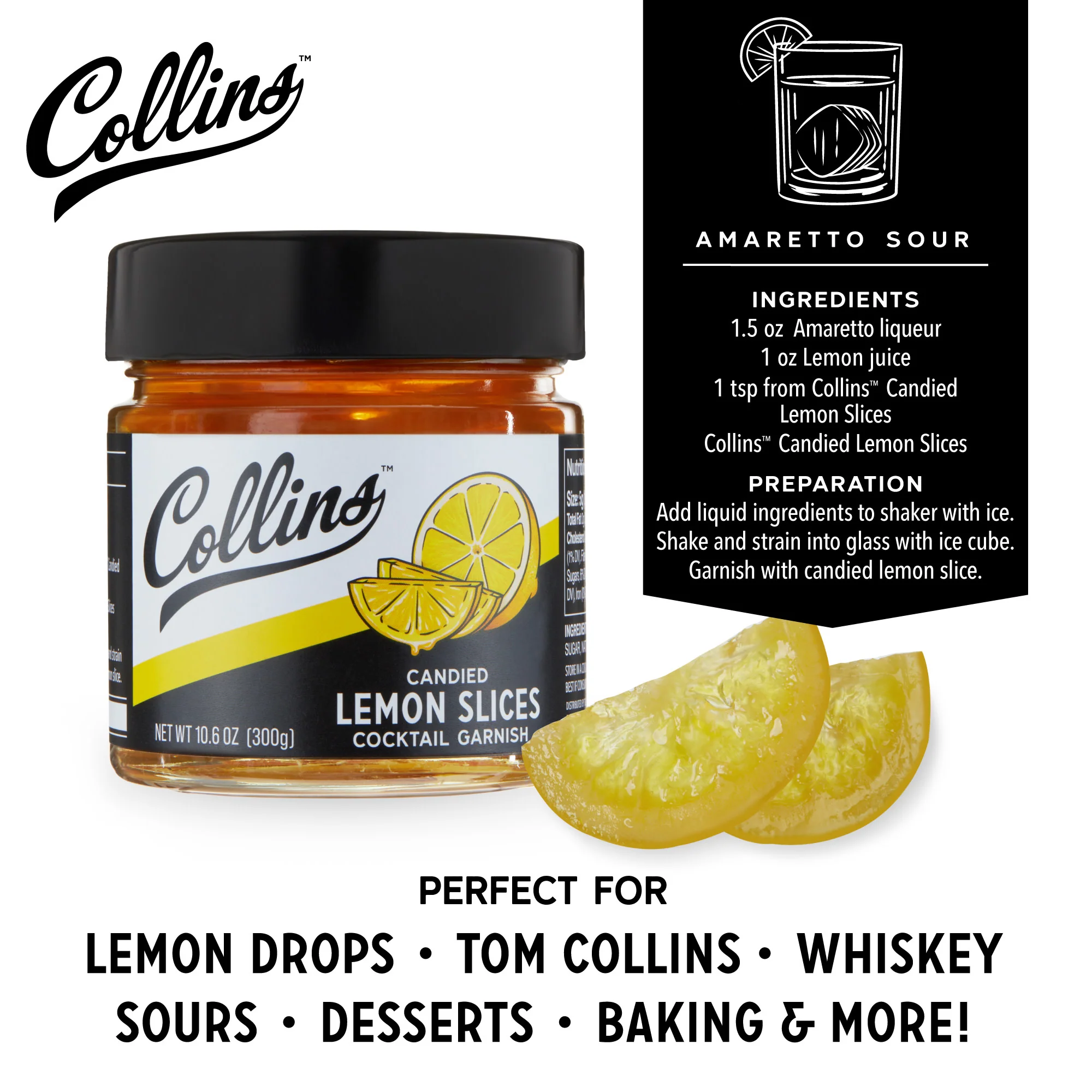 Candied Lemon Slices in Syrup 10.6 oz - Image 4
