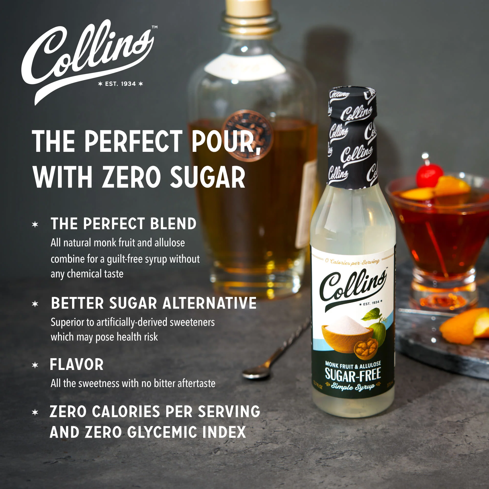 Sugar-Free Simple Syrup 12.7 oz - Image 4