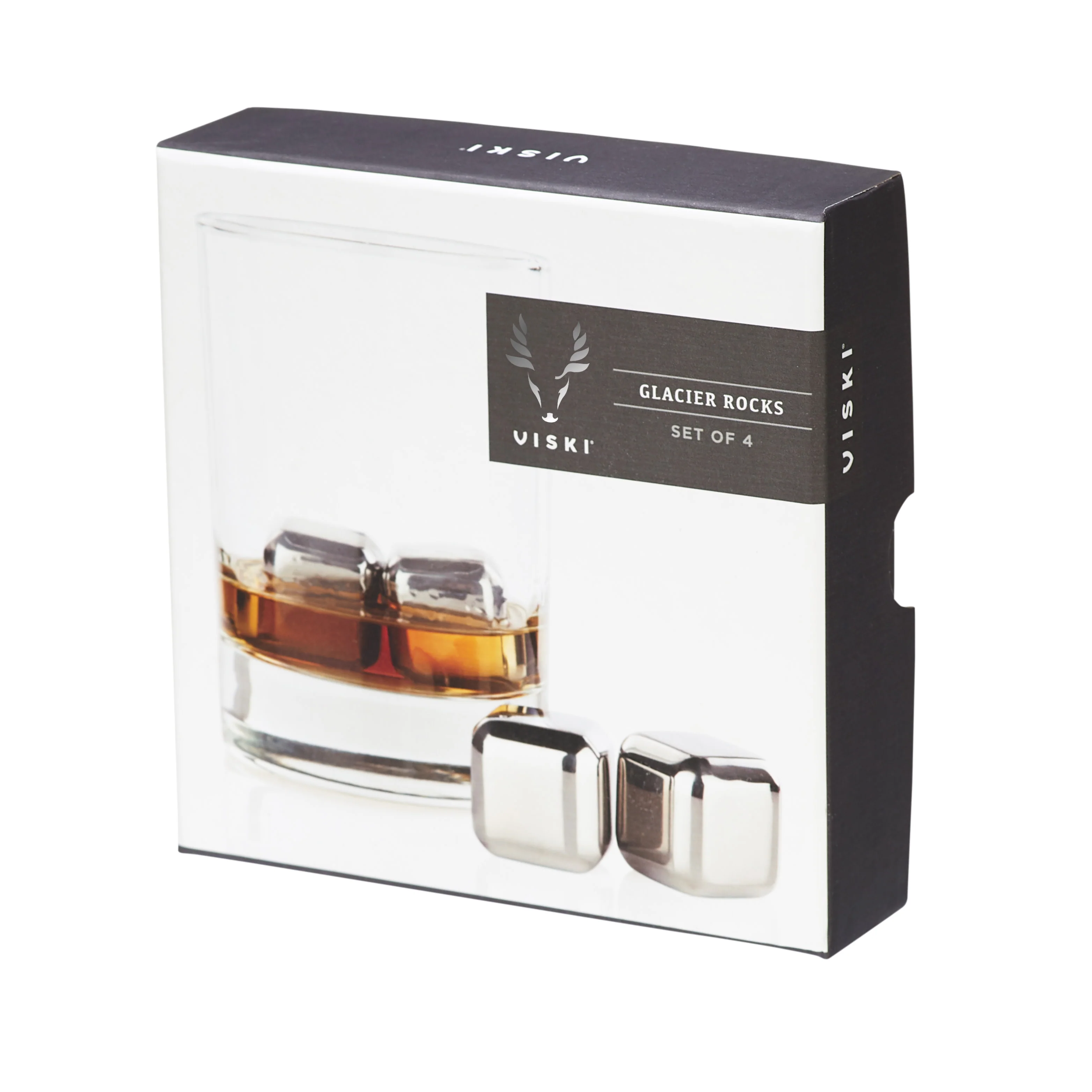 Glacier Rocks Stainless Steel Cube Set of 4 - Image 6