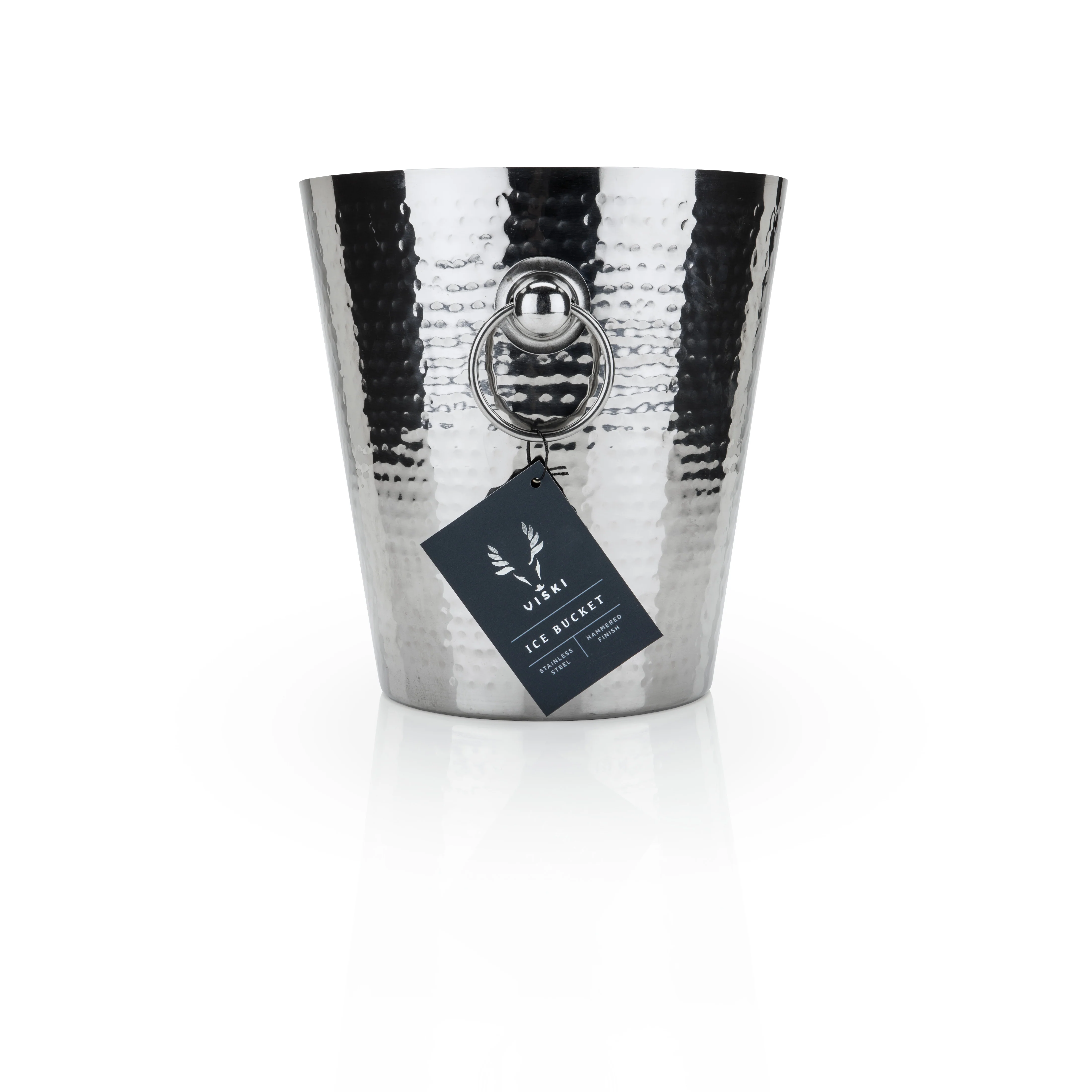 Irving Stainless Steel Hammered Ice Bucket - Image 7