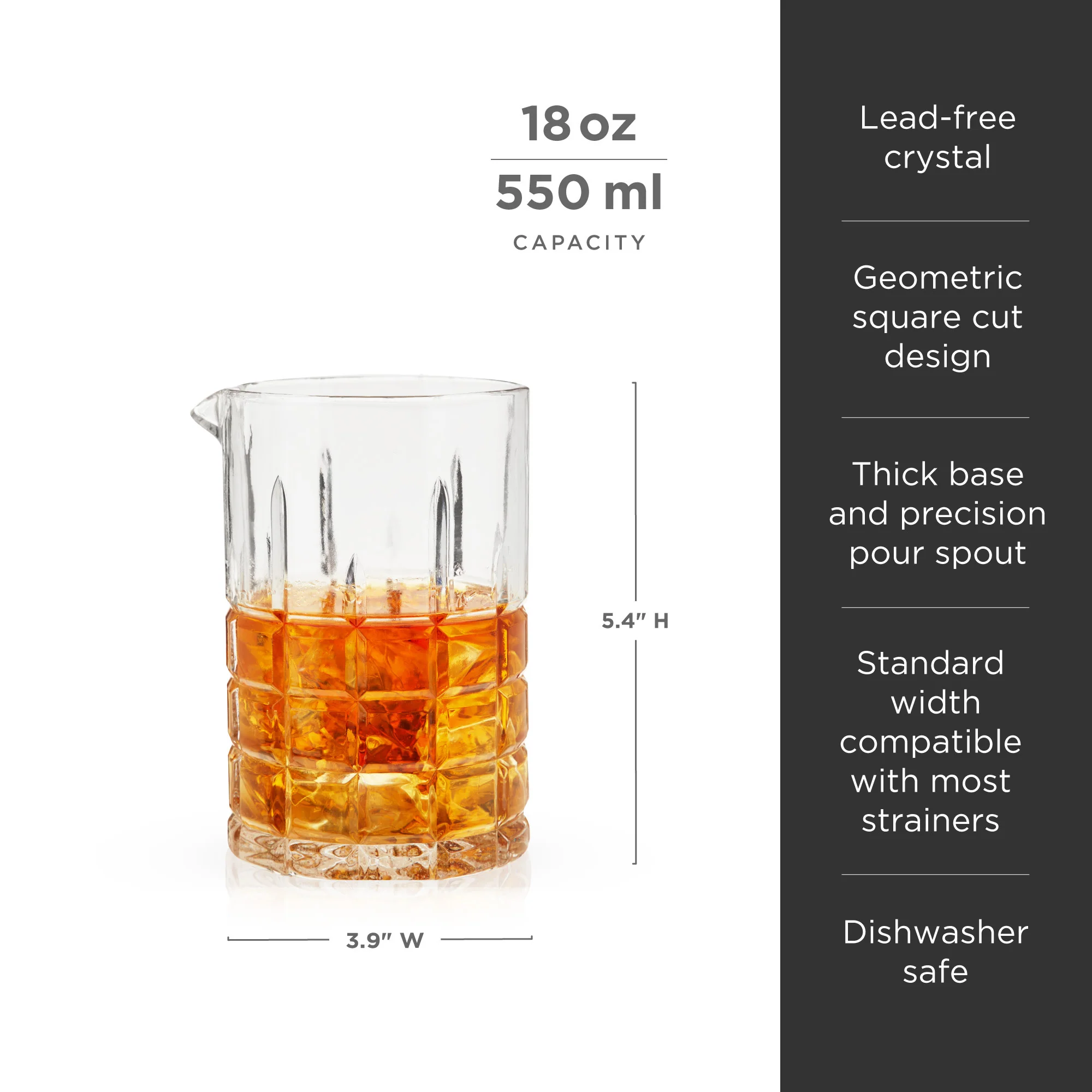 Highland Crystal Mixing Glass - Image 6