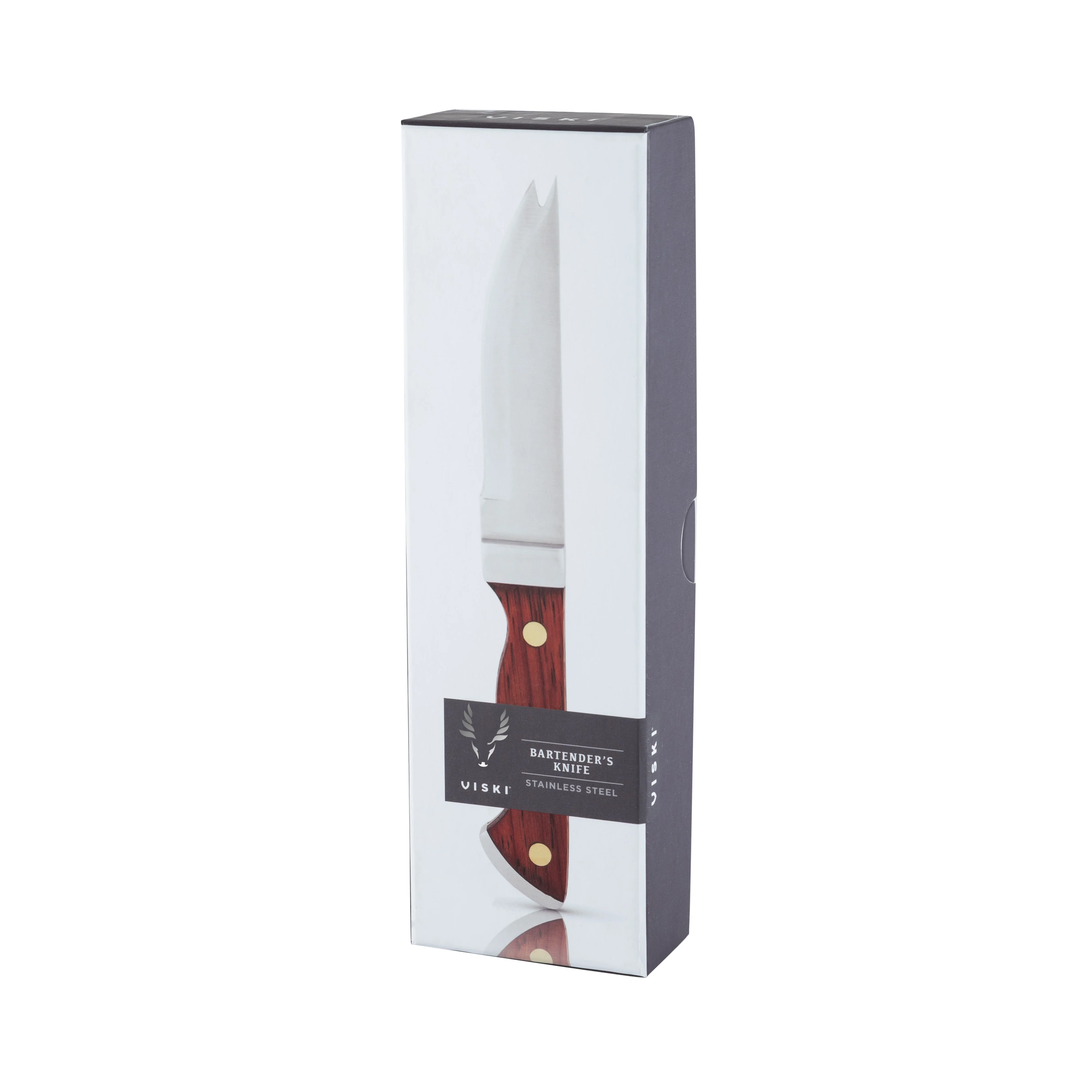 Professional Bartender Knife with Acacia Wood Handle - Image 6
