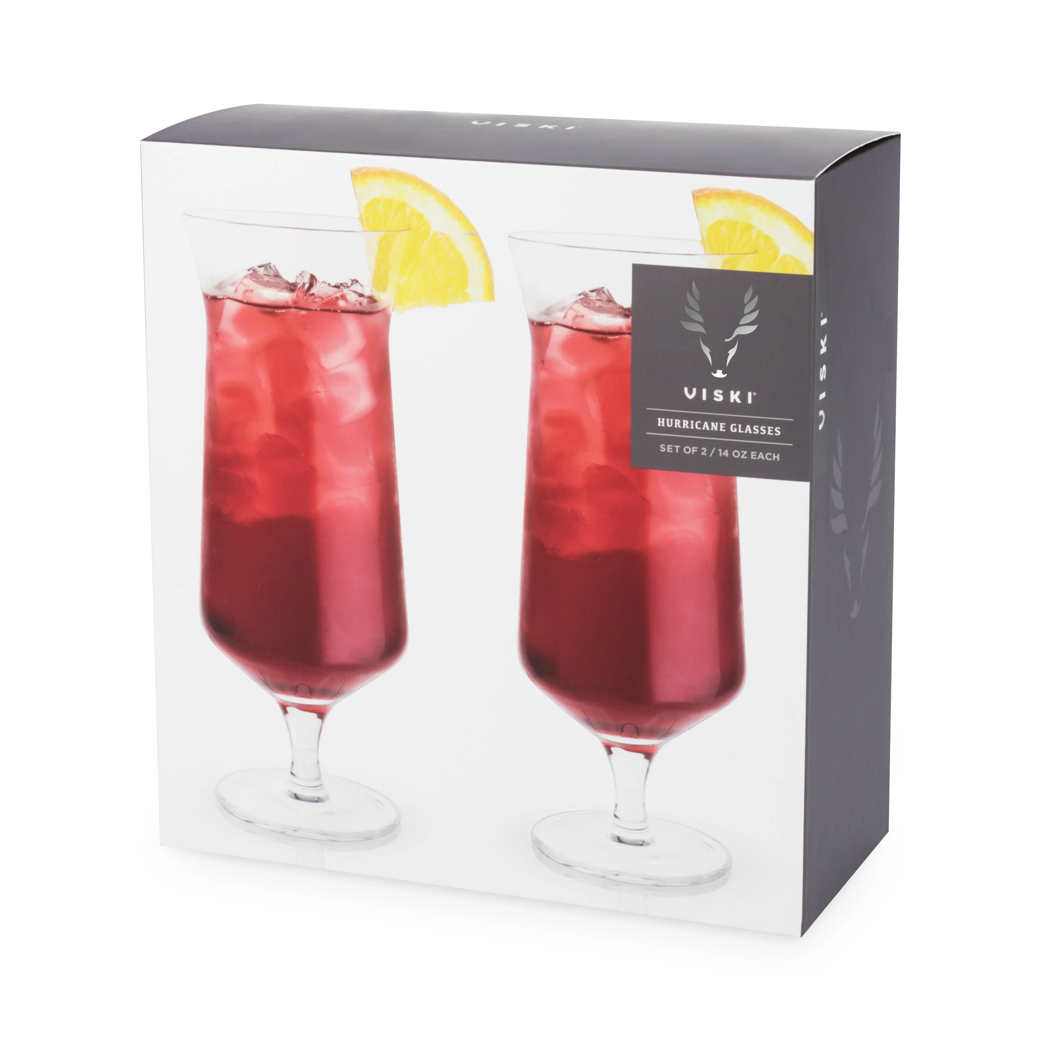 Raye Angled Crystal Hurricane Glasses Set of 2 - Image 6