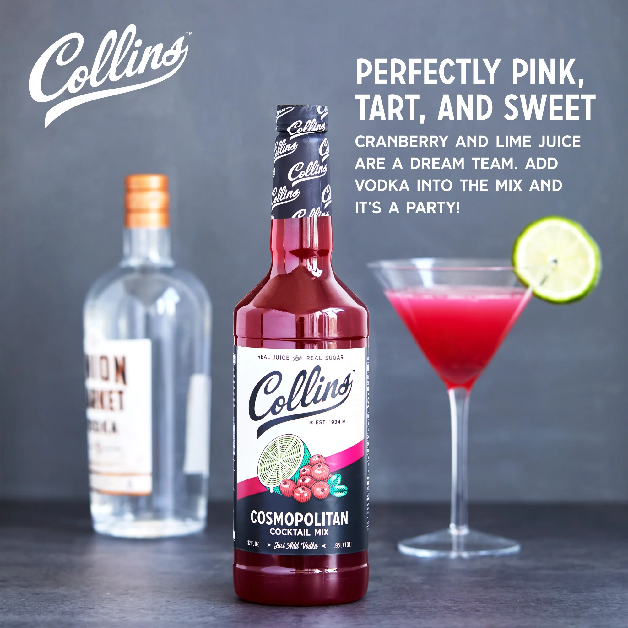 Cosmopolitan Cocktail Mix 32 oz - Image 3
