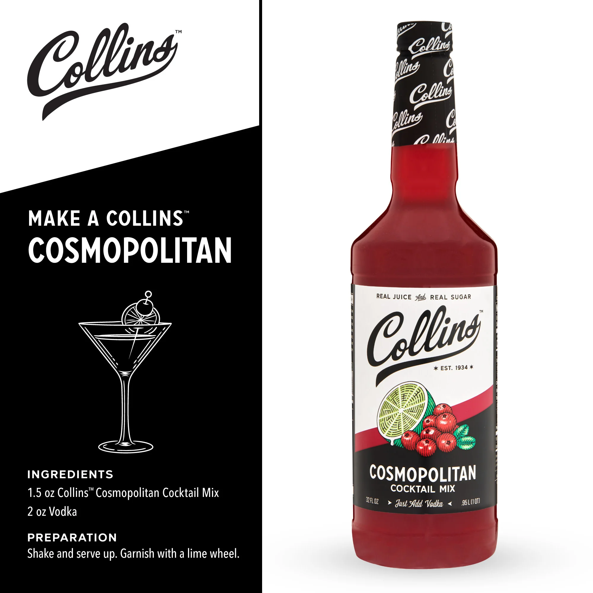 Cosmopolitan Cocktail Mix 32 oz - Image 4