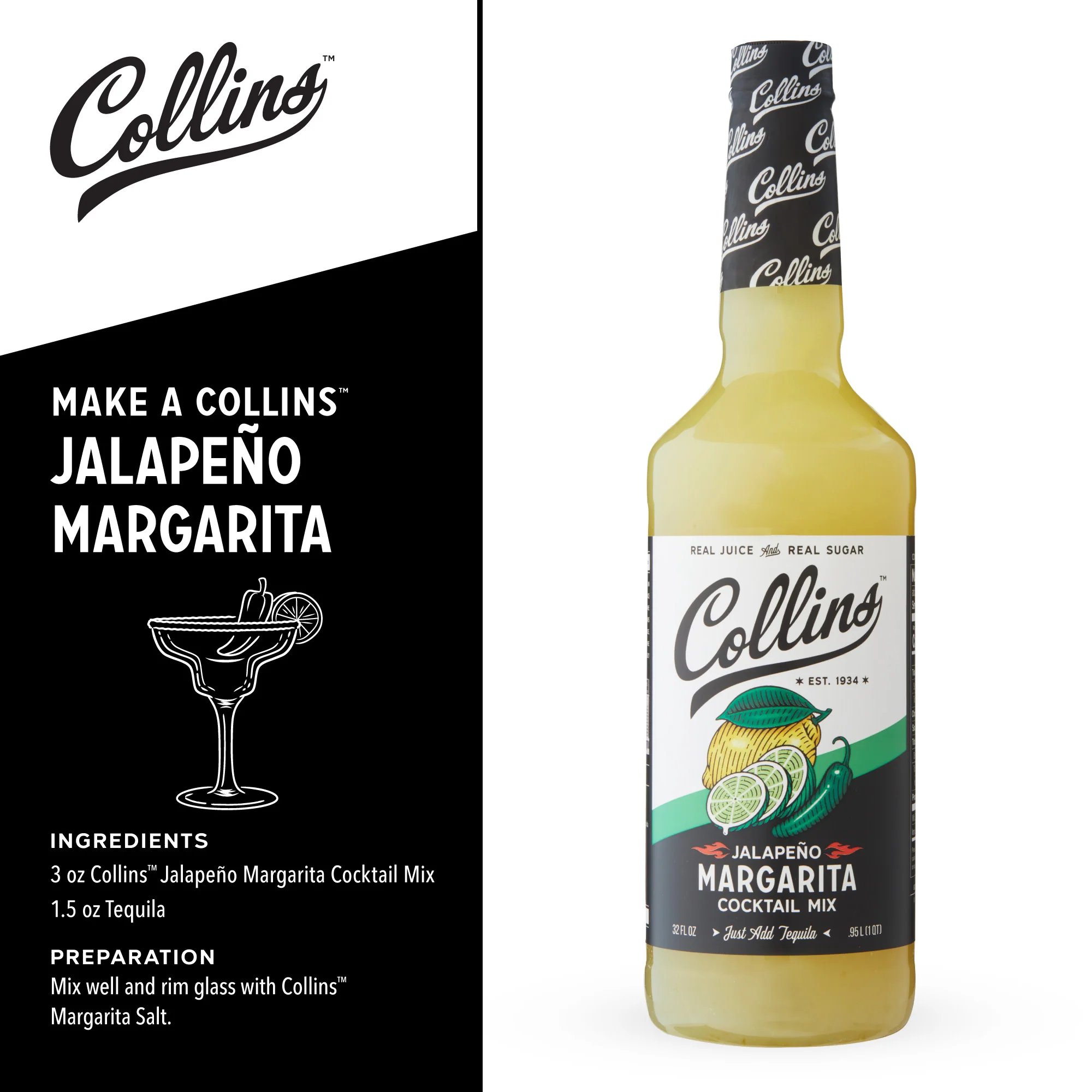 Jalapeno Margarita Cocktail Mix 32 oz - Image 4