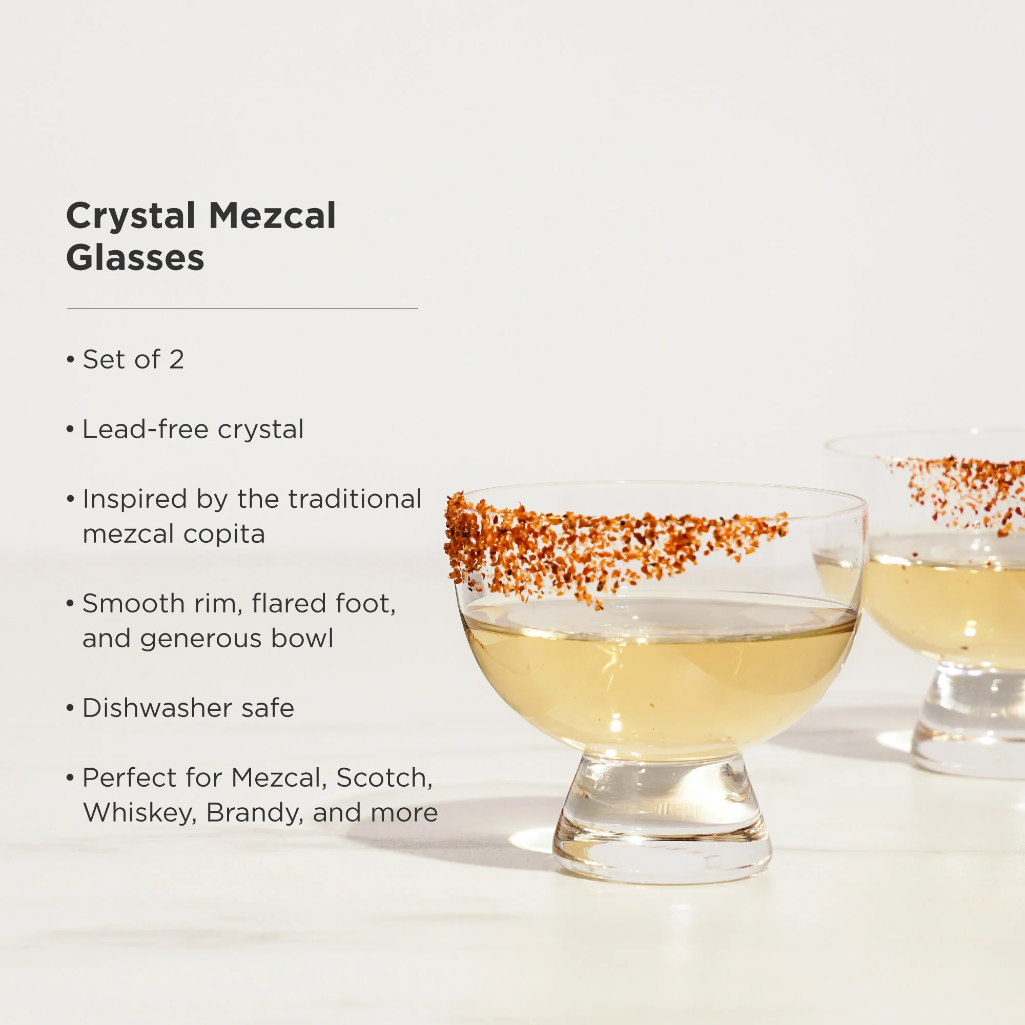 Crystal Mezcal Glasses Set of 2 - Image 5