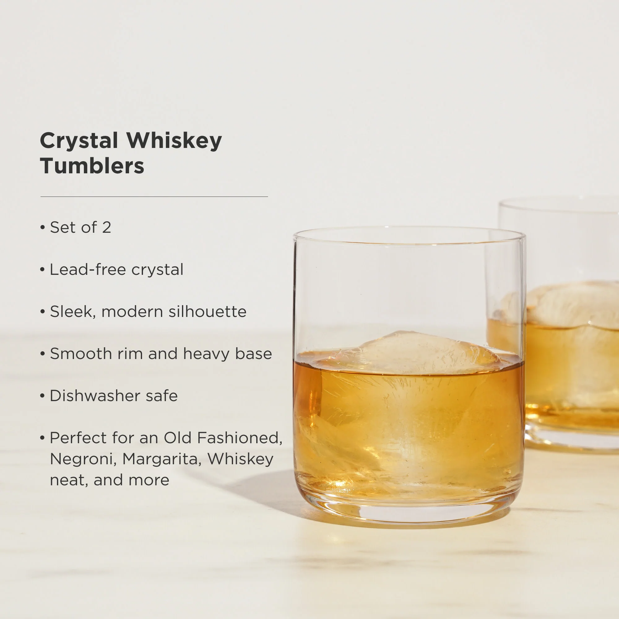 Raye Crystal Tumblers Set of 2 - Image 5