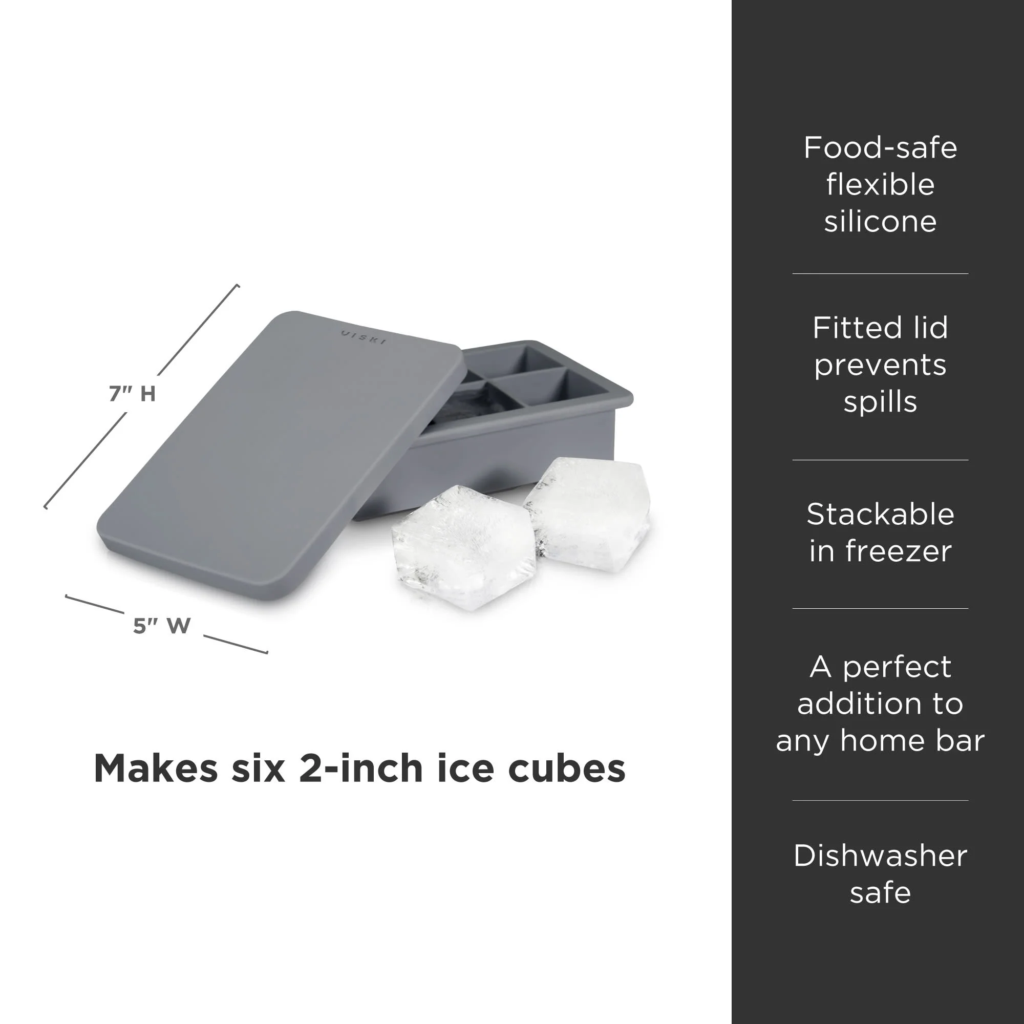 Glacier Ice Cube Tray with Lid - Image 6