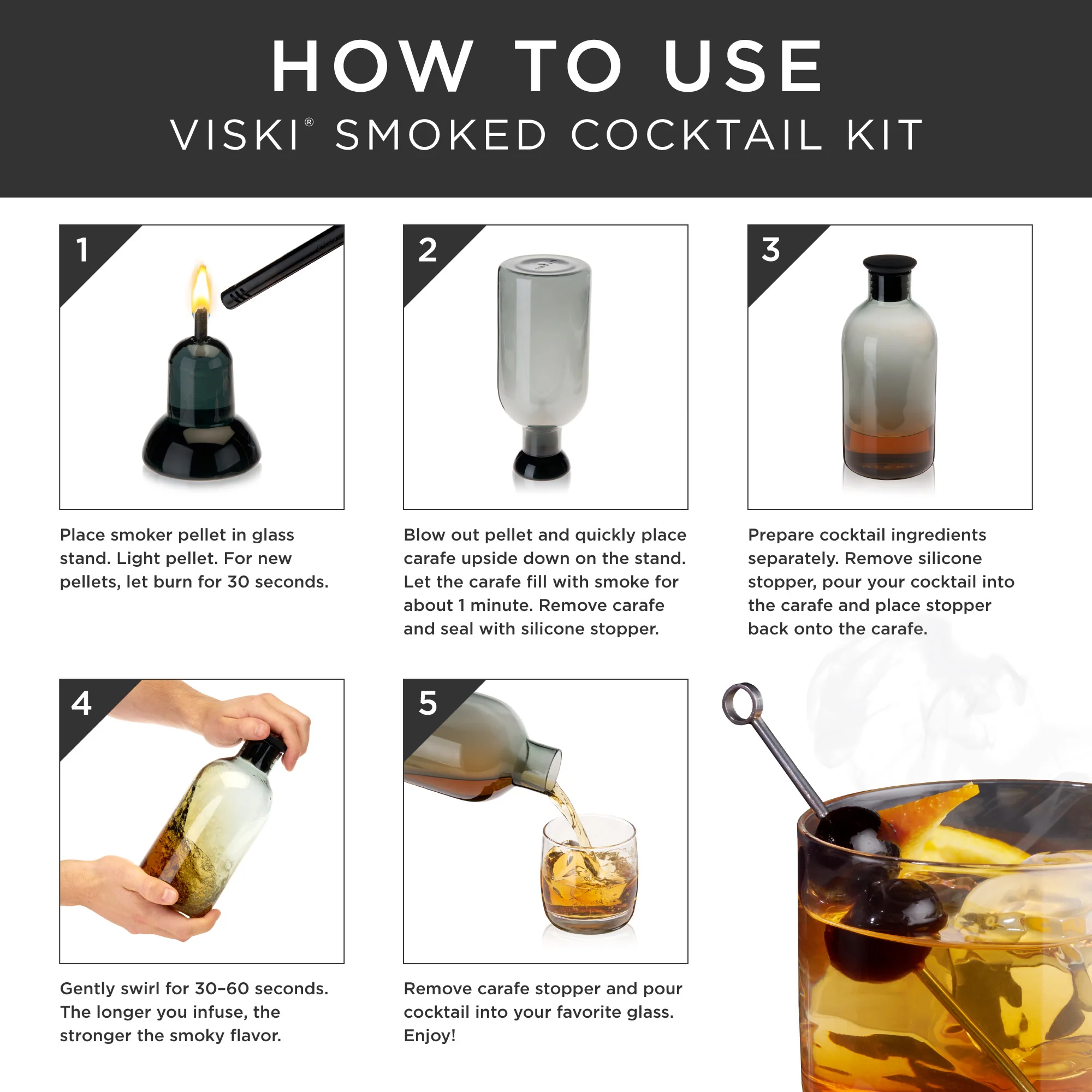 Viski Smoked Cocktail Kit - Image 6