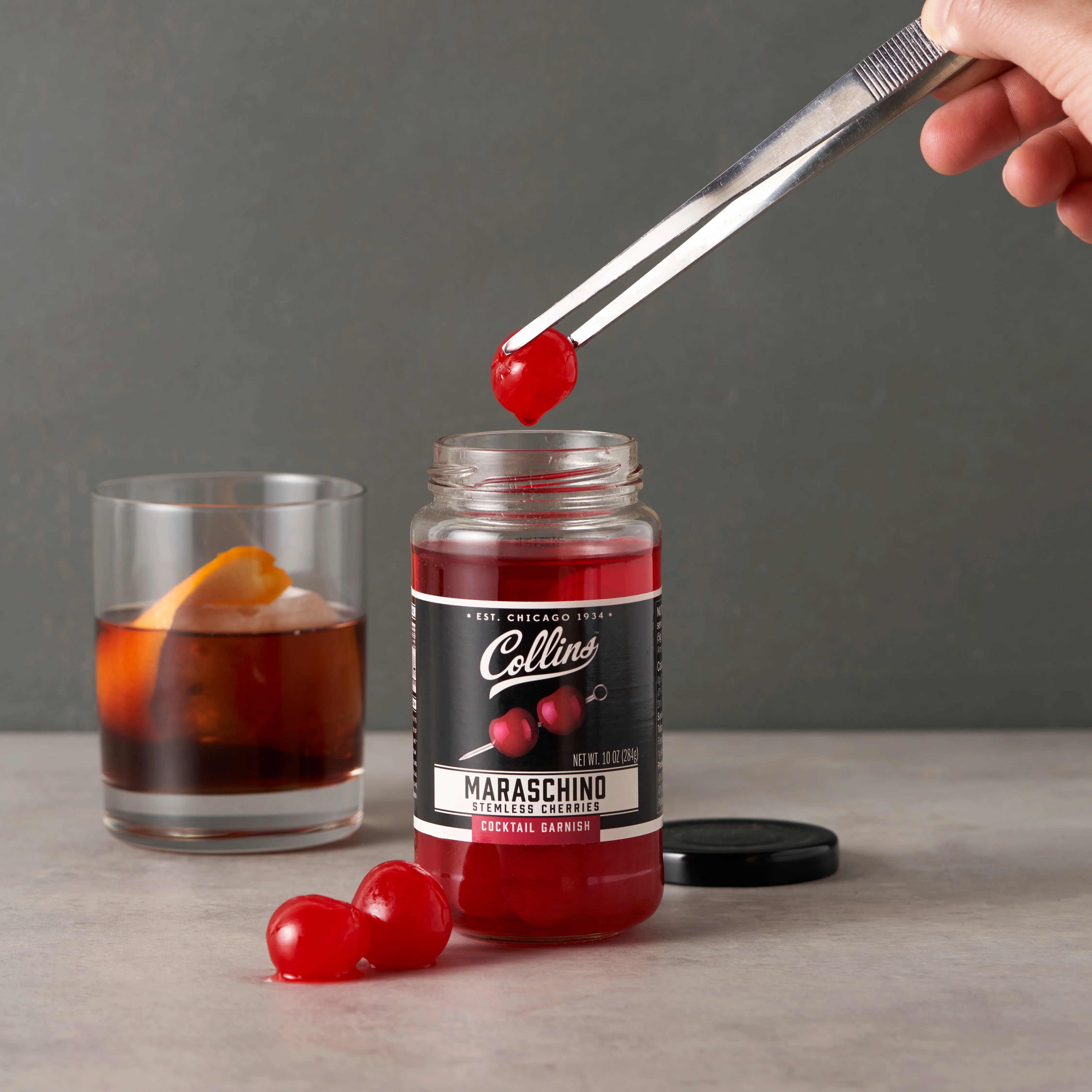 Stemless Cocktail Cherries 10 oz - Image 2