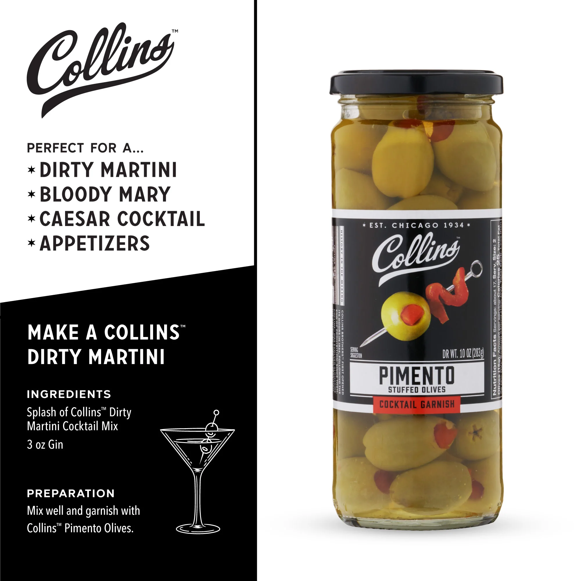 Colossal Martini Pimento Olives 10 oz - Image 4